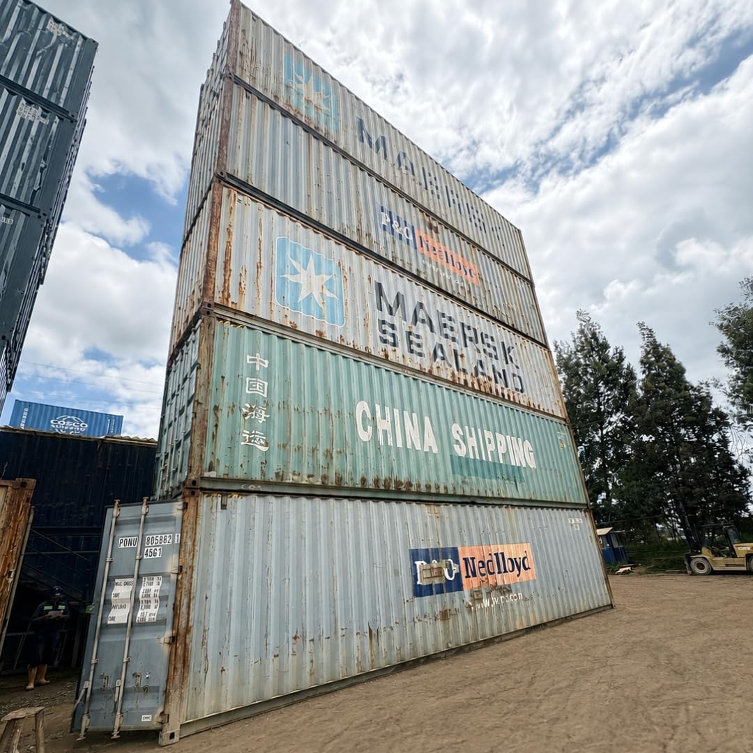 Econtainers 40ft Used Shipping Container – Steel Cargo Storage Unit | Variable Condition | For Storage, Construction, Agriculture & Logistics