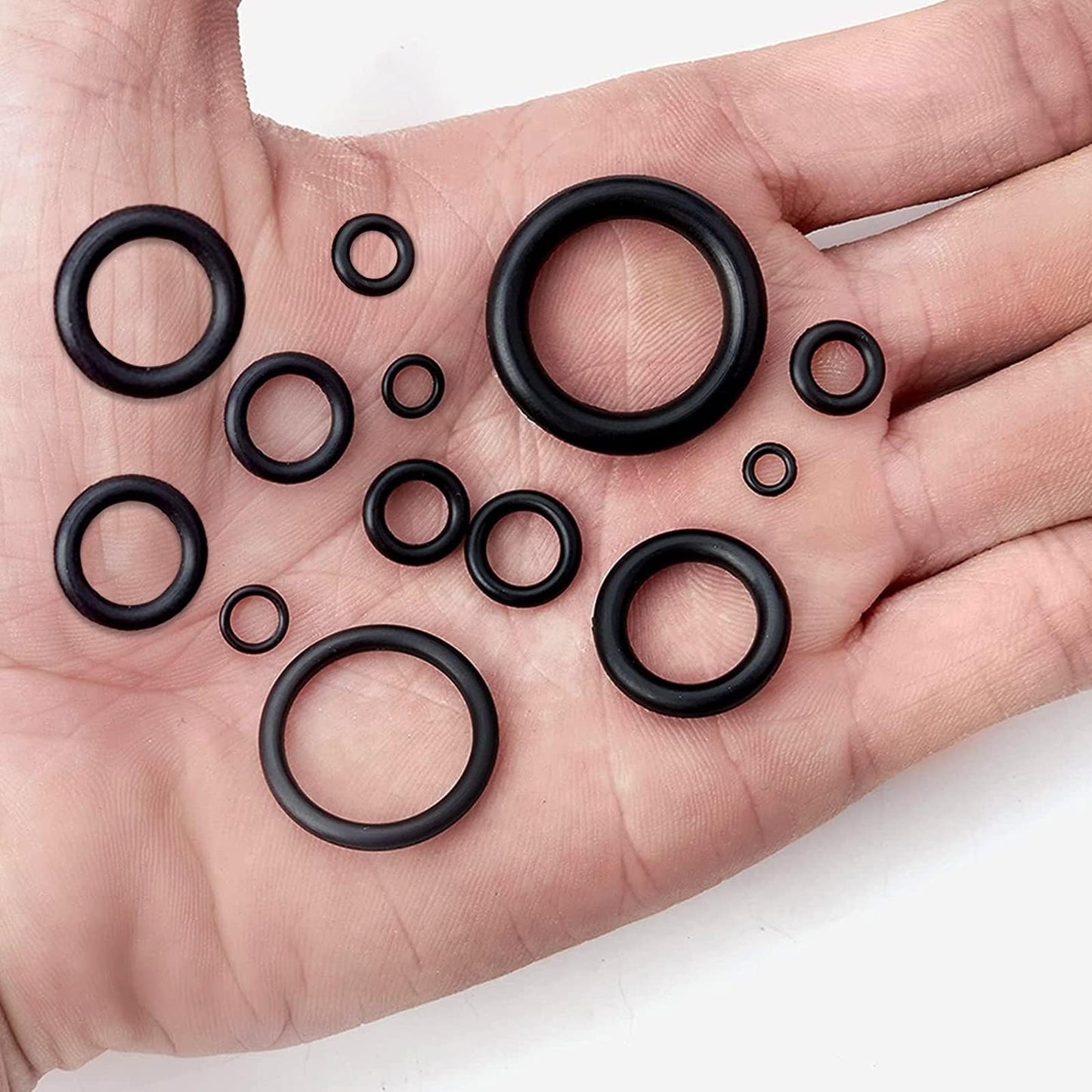 ZDBB 1010 Pcs Rubber O Rings Kit 22 Size Universal O-Ring Assortment Set for Automotive Faucet Pressure Washers Plumbing Sealing Repair,Air or Gas Connections,Resist Oil and Heat