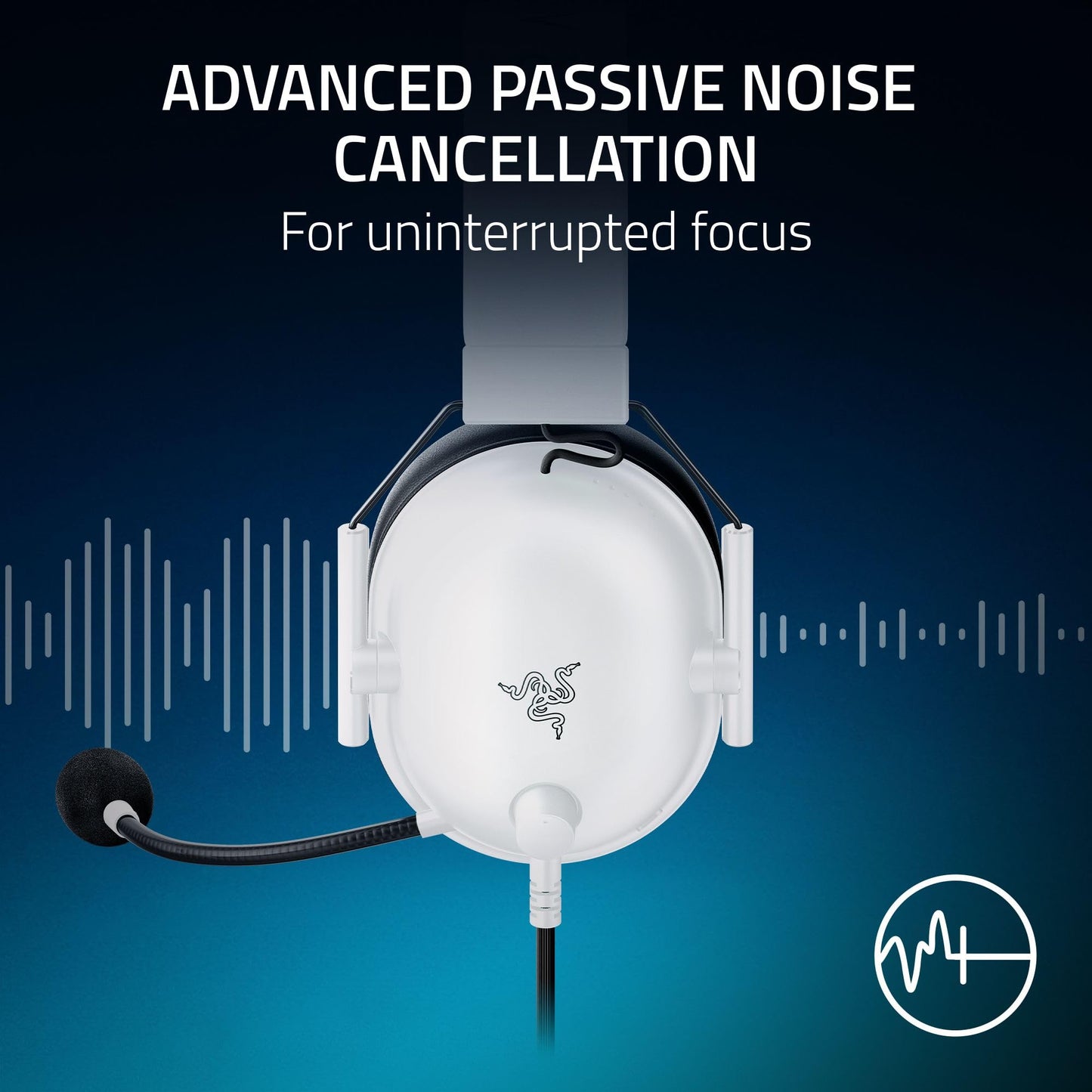 Razer BlackShark V2 X Xbox Gaming Headset: 50mm Drivers - Cardioid Mic - Lightweight - Comfortable, Noise Isolating Earcups - for Xbox Series X, Series S, PS5, PC, Switch via 3.5mm Audio Jack - Black