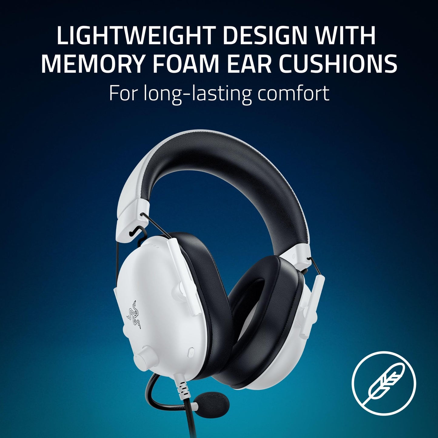 Razer BlackShark V2 X Xbox Gaming Headset: 50mm Drivers - Cardioid Mic - Lightweight - Comfortable, Noise Isolating Earcups - for Xbox Series X, Series S, PS5, PC, Switch via 3.5mm Audio Jack - Black