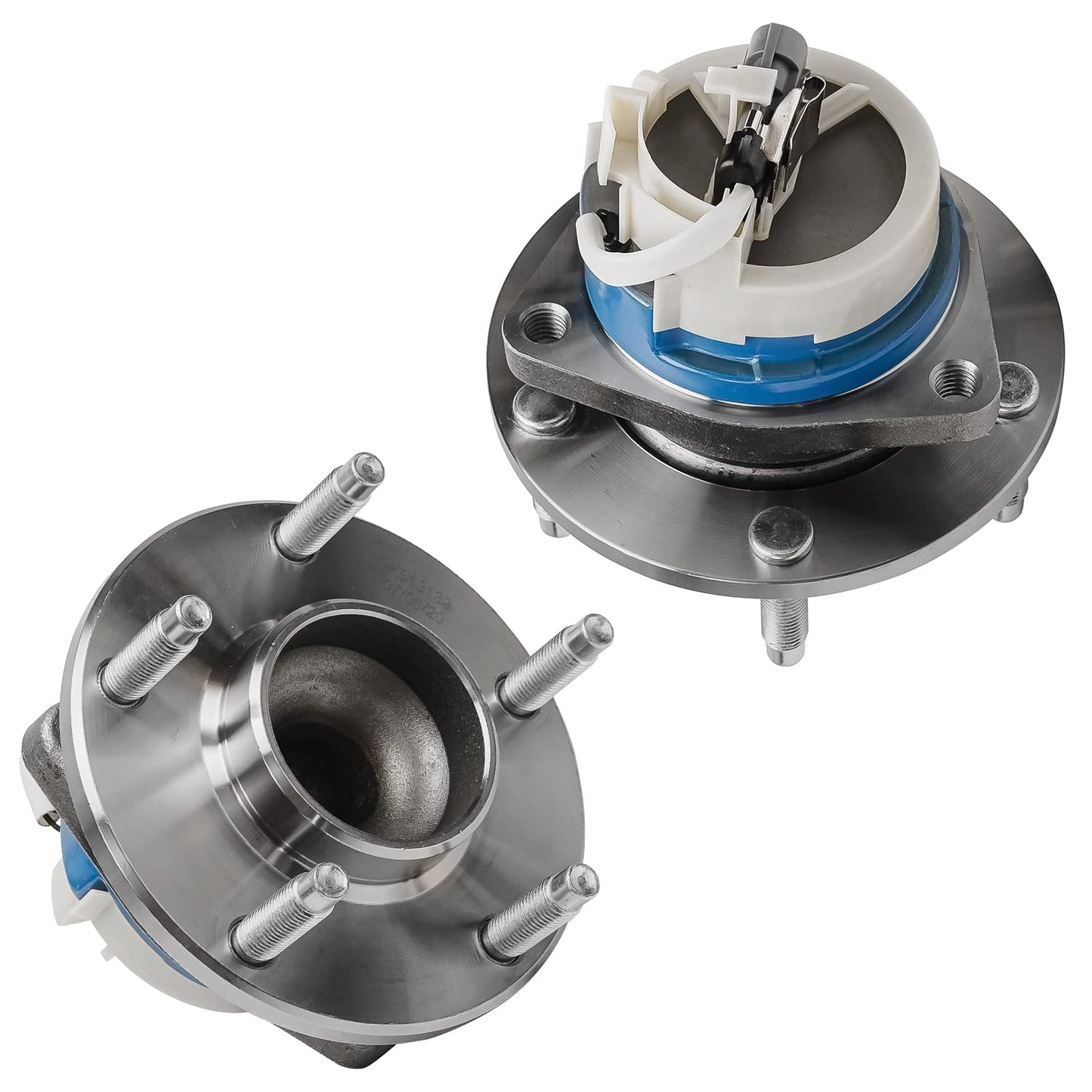 Detroit Axle - Pair 2WD Front Wheel Bearing Hub Assembly for 99-06 Chevy Silverado Sierra 1500, 00-06 Suburban 1500 Tahoe Yukon GMC Yukon XL 1500, 02-06 Cadillac Escalade 6 Lugs [with ABS]