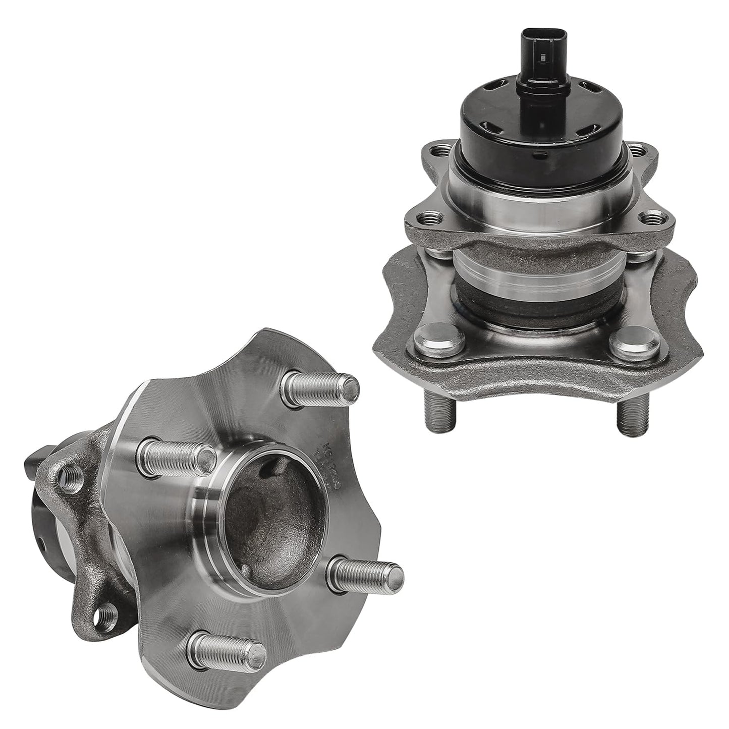 Detroit Axle - 2pc Front Wheel Bearing Hubs for 00-13 Chevy Impala Monte Carlo, 97-08 Pontiac Grand Prix, 06-11 DTS, 05-09 Buick Lacrosse, 06-11 Lucerne, 00-05 Lesabre, Pair Wheel Bearings and Hubs