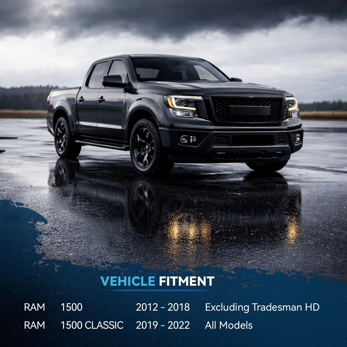 Detroit Axle - 2 Front Wheel Bearing Hubs for 2012-2018 Ram 1500
