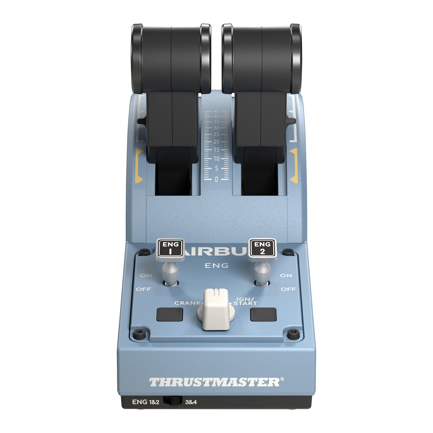 Thrustmaster TCA Sidestick Airbus Edition Flight Sim Joystick - PC | A320 1:1 replica, drift-free magnetic sensor, 17 mappable action buttons, built-in throttle, thrust reverser, Hall sensor
