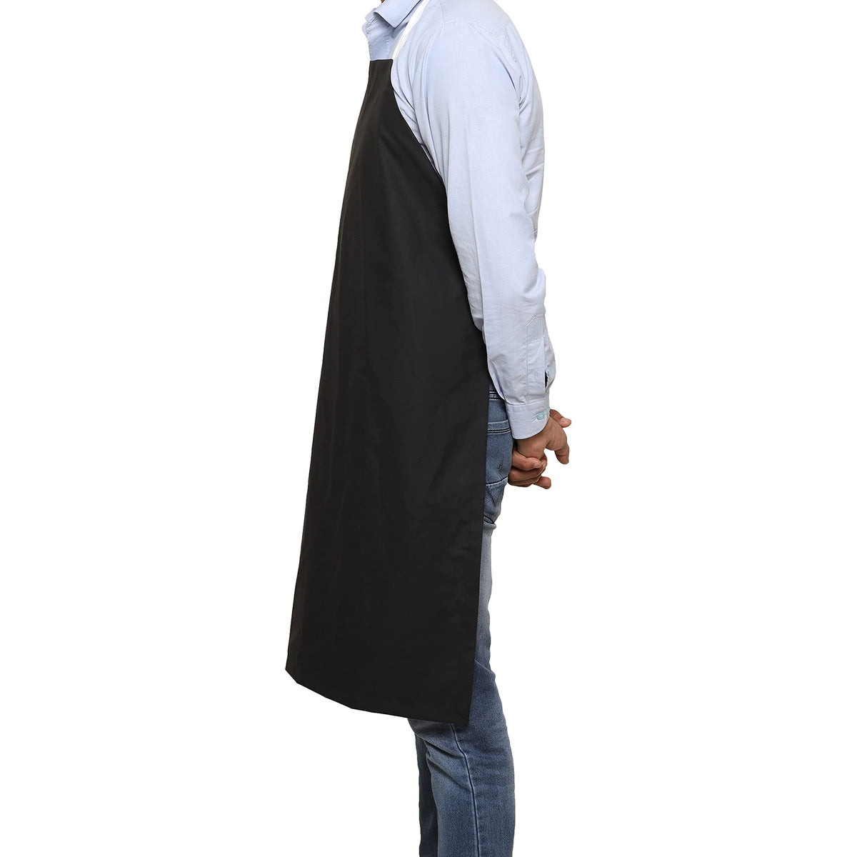 EISCO Rubber Vinyl Apron - Adjustable Bib Apron for Dishwashing, Butcher, Laboratory