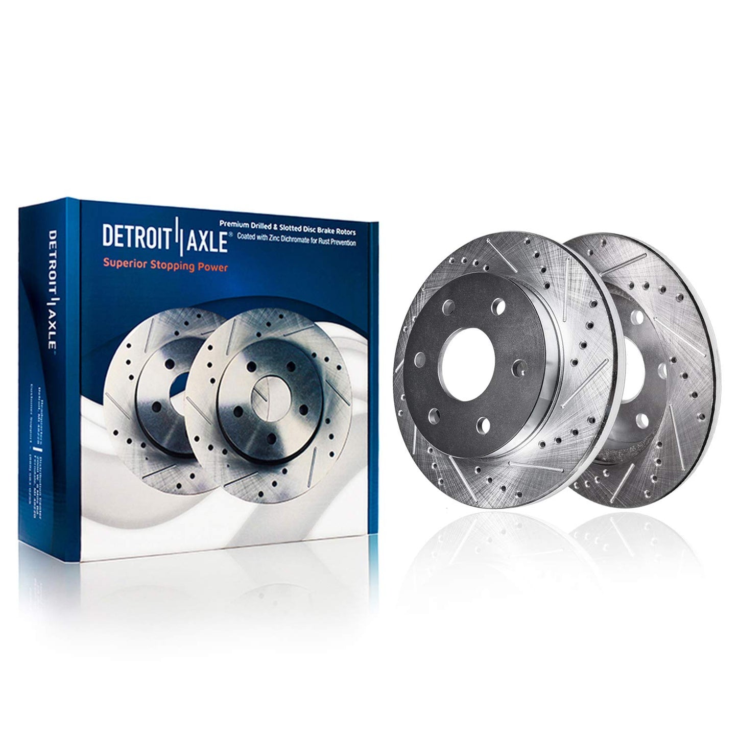 Detroit Axle - Brake Kit for 2013-2025 Nissan Altima Disc Brake Rotors Ceramic Brakes Pads 2014 2015 2016 2017 2018 2019 2020 2021 2022 2023 2024 Replacement: 11.65" inch Front 11.46" inch Rear Rotor