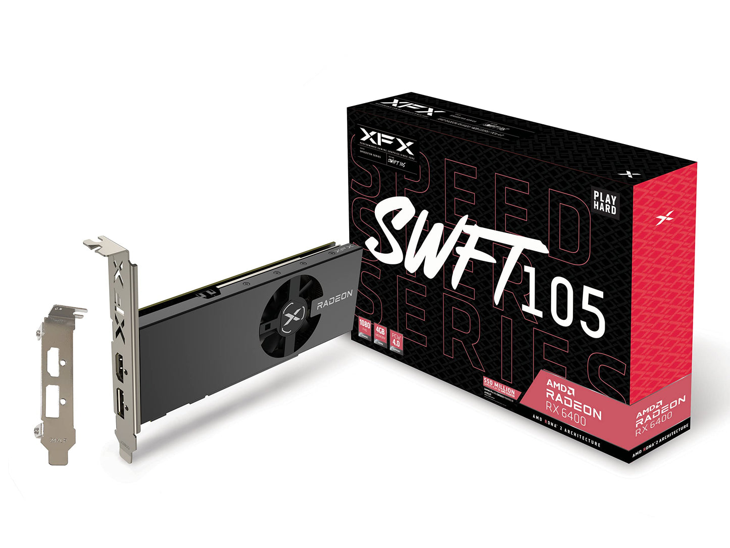 XFX Quicksilver AMD Radeon RX 9070XT Gaming Edition with 16GB GDDR6 HDMI 3xDP, RDNA 4 RX-97TQICKBA, Graphics Card, Compatible with Desktop PCs