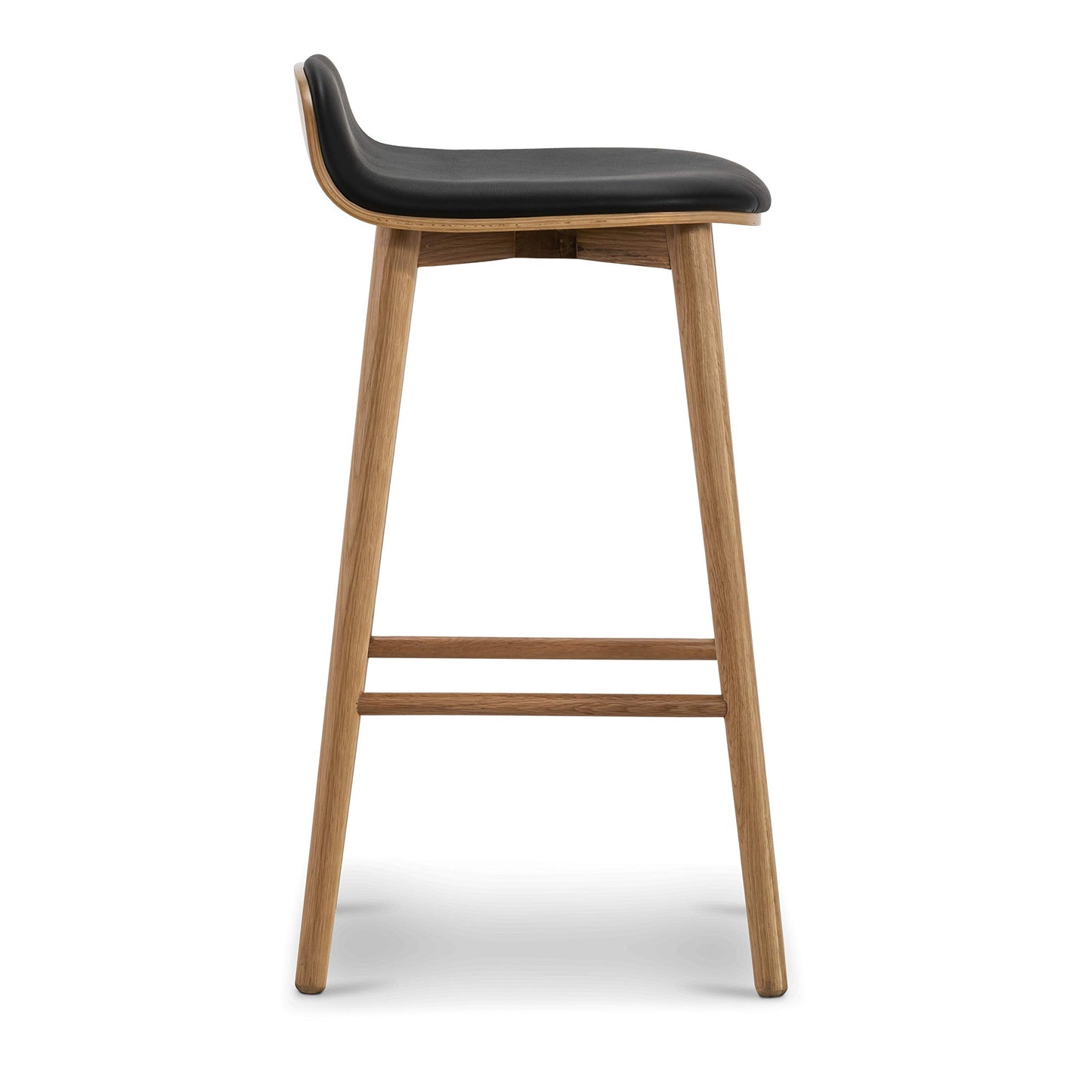 Notello Leather Counter Stool in Oak