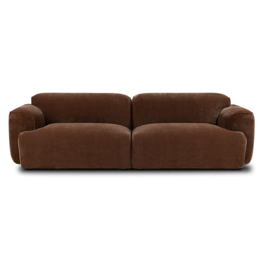 Poly & BARK Napa 88.5" Sofa with Deep Seating, Tailored Upholstered Finish, Clean Modern Lines, and Balanced Proportions for Comfortable and Refined Living Spaces