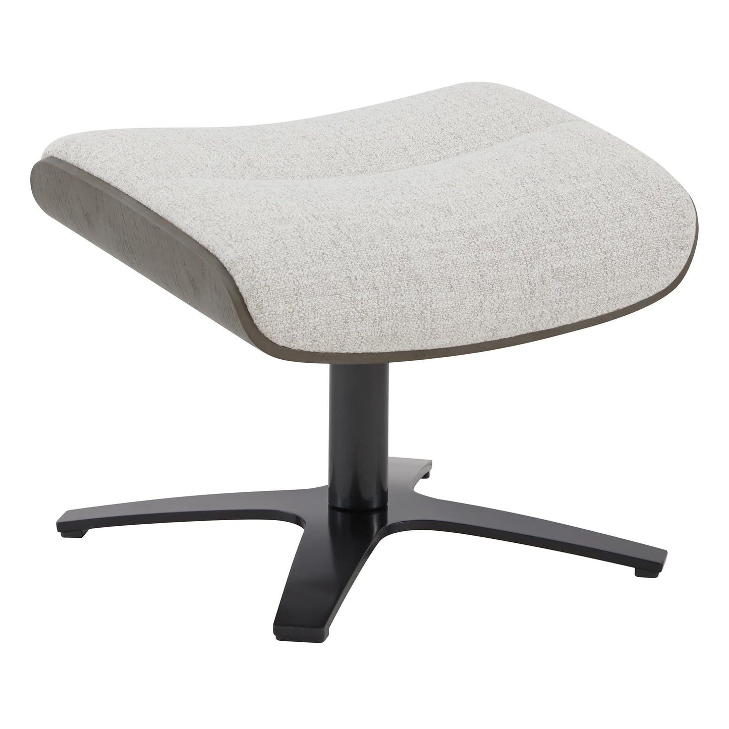 CHITA Genuine Leather Reclining Swivel Chair with Adjustable Headrest and Ottoman for Living Room, Office, Saddle
