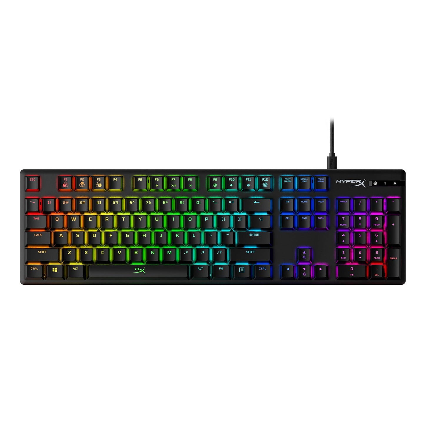 HyperX Alloy Origins 65 - Mechanical Gaming Keyboard – Compact 65% Form Factor - Linear Red Switch - Double Shot PBT Keycaps - RGB LED Backlit - NGENUITY Software Compatible,Black