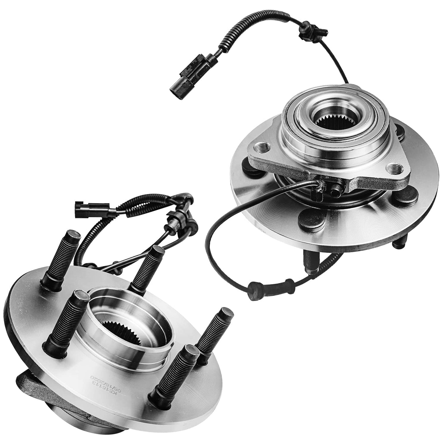 Detroit Axle - Brake Kit for 2006-2018 Dodge Ram 1500 2007-2009 Durango Chrysler Aspen 2019-2024 Ram 1500 Classic, Drilled Slotted Brake Rotors and Ceramic Brakes Pads w/Hardware Replacement