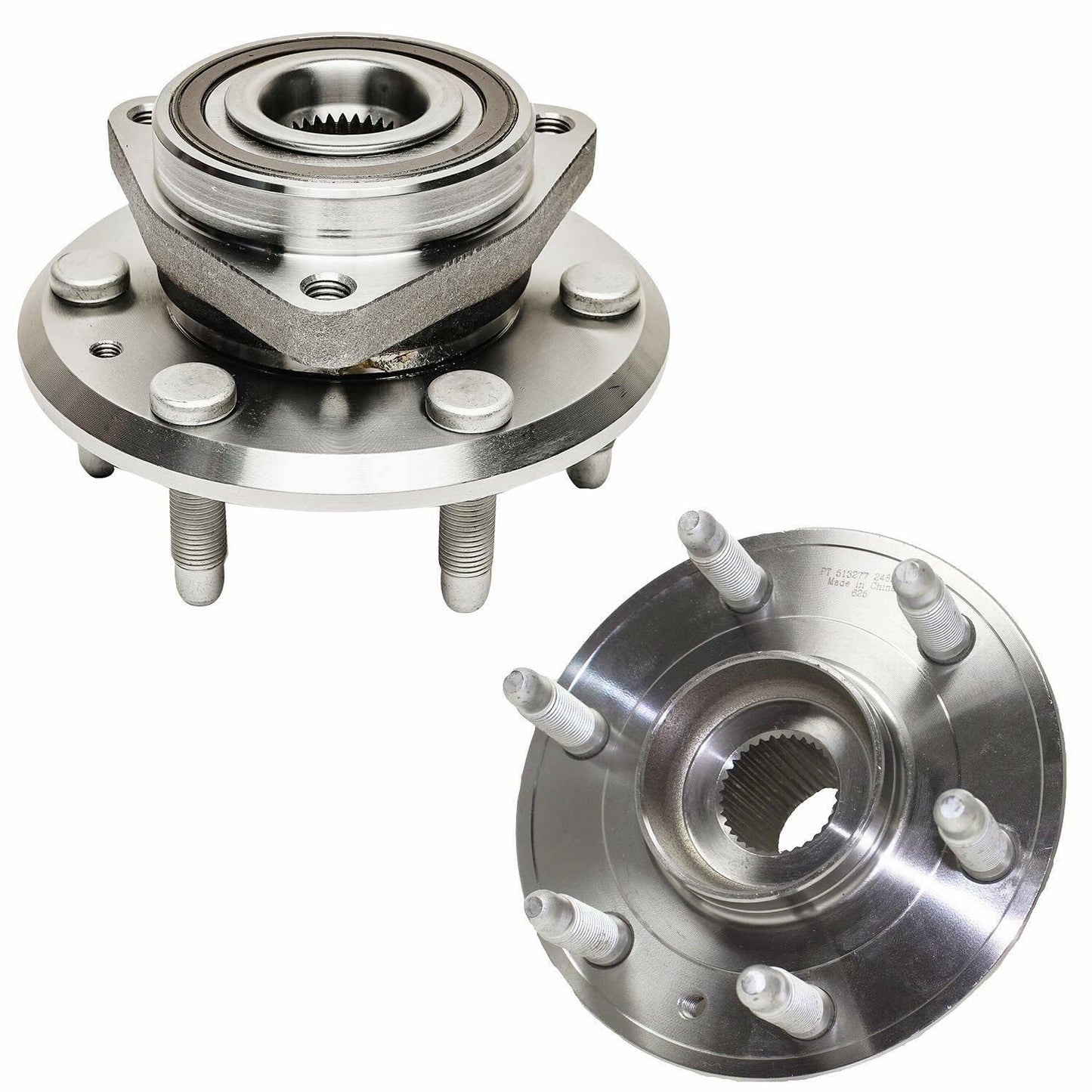 Detroit Axle - Brake Kit for 2011-2020 Jeep Grand Cherokee Dodge Durango Replacement Front & Rear Drilled & Slotted Disc Brake Rotors Ceramic Brakes Pads : 12.99" inch Rotor
