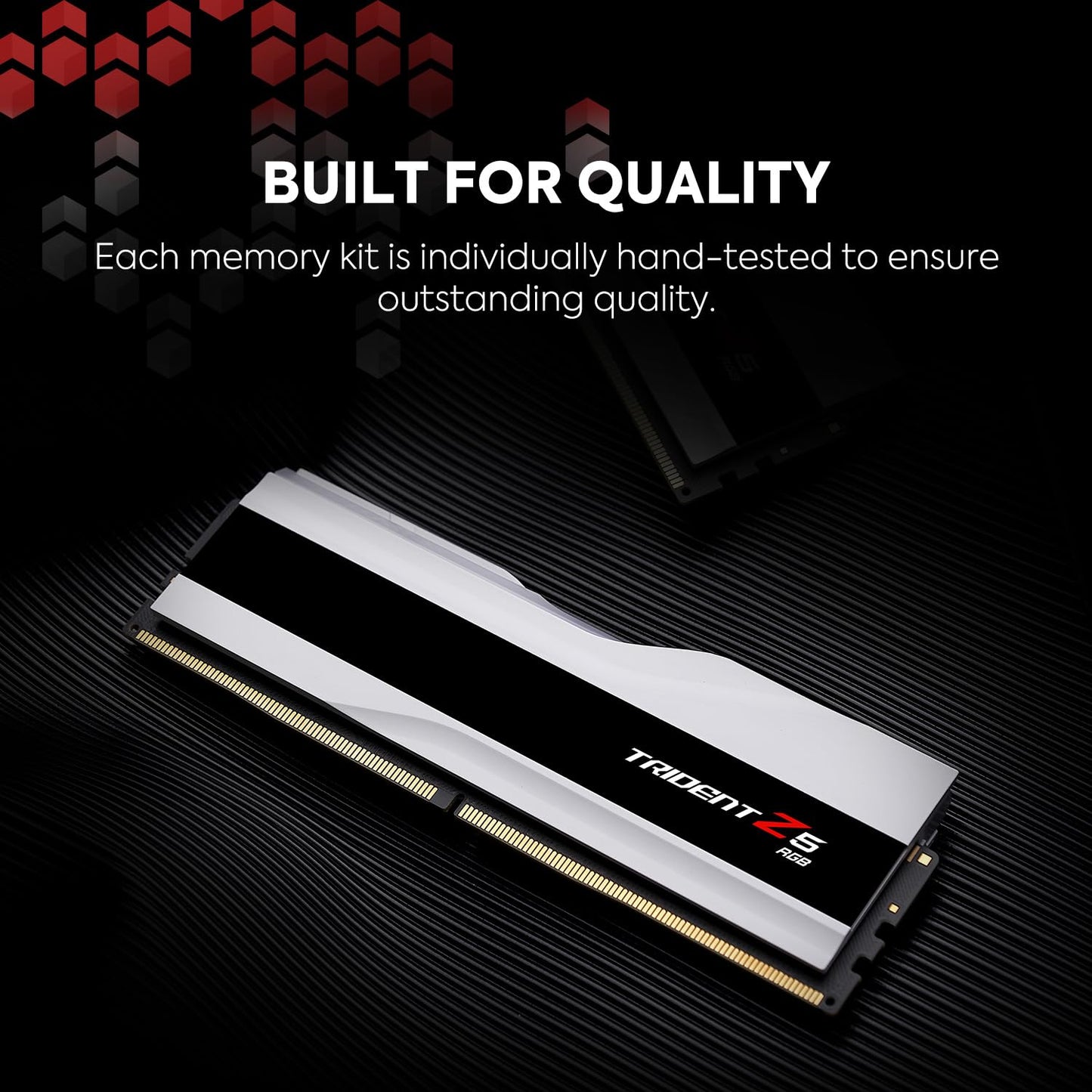 G.SKILL Trident Z5 RGB Series DDR5 RAM (Intel XMP 3.0 & AMD Expo) 32GB (2x16GB) 6000MT/s CL36-36-36-96 1.35V Desktop Computer Memory U-DIMM - Matte Black (F5-6000J3636F16GA2-TZ5RK)