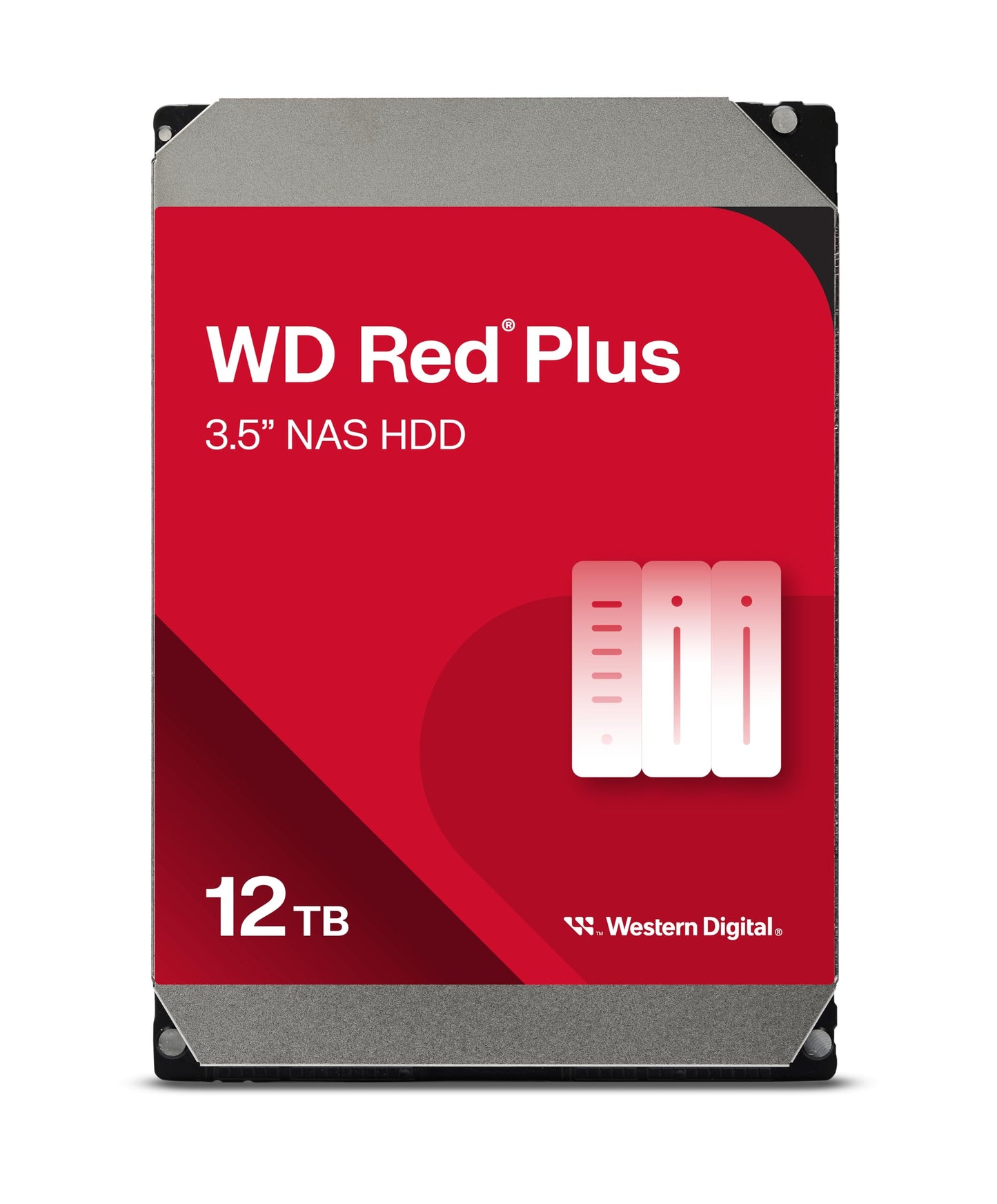 Western Digital 4TB WD Red Plus NAS Internal Hard Drive HDD - 5400 RPM, SATA 6 Gb/s, CMR, 256 MB Cache, 3.5" -WD40EFPX