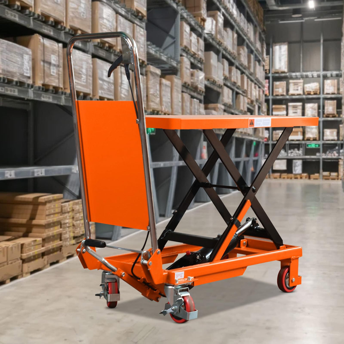 Tory Carrier Double Scissor Lift Table 330 Lbs Capacity