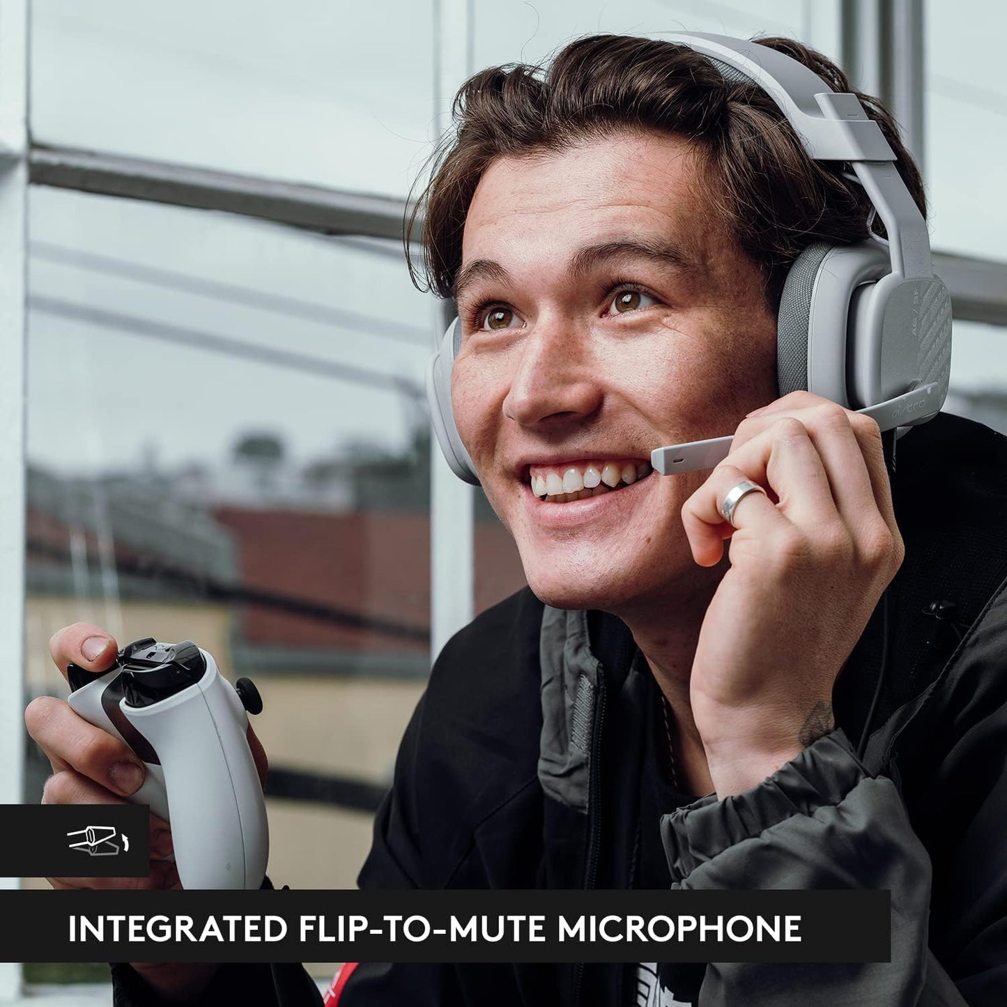 Logitech G Astro A10 Gen 2 Cross-Platform Wired Gaming Headset - Grey | 3.5mm Headphone Jack, 32mm Drivers, Flip-to-Mute Mic, Over-Ear Cup Design