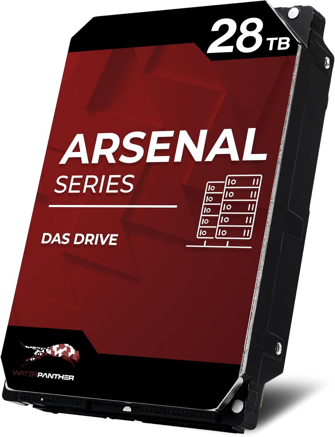 Water Panther Arsenal 28TB SATA 7200RPM 3.5-Inch DAS Hard Drive (SATA HDD, 28TB) (Renewed)