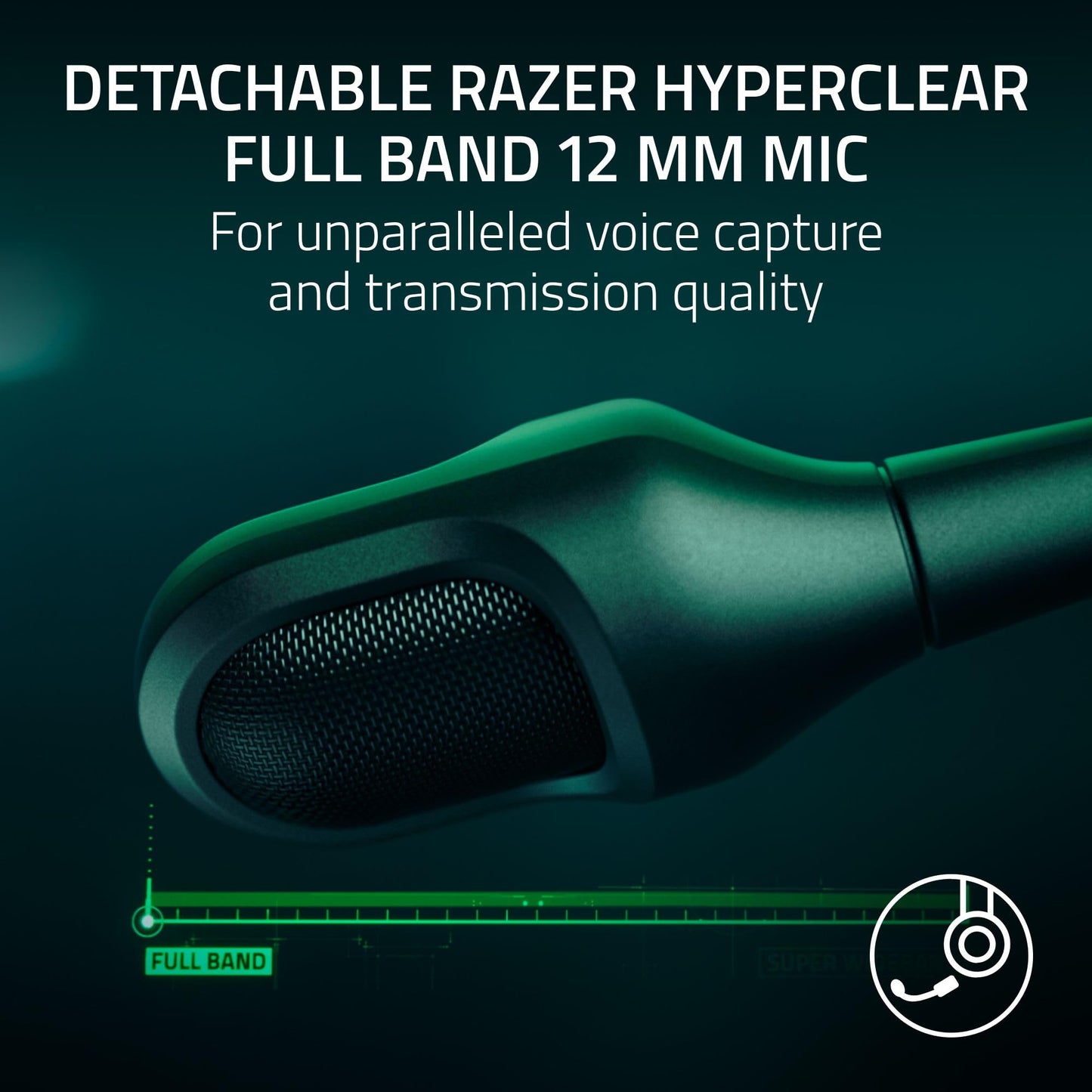 Razer BlackShark V3 Pro Wireless ANC Gaming Headset for PC: Full Band Mic - 50mm Drivers - 2.4 GHz, Bluetooth, USB, 3.5mm - Works with Mac, PS5, Nintendo Switch, Smartphone - 70 Hr Battery - Black