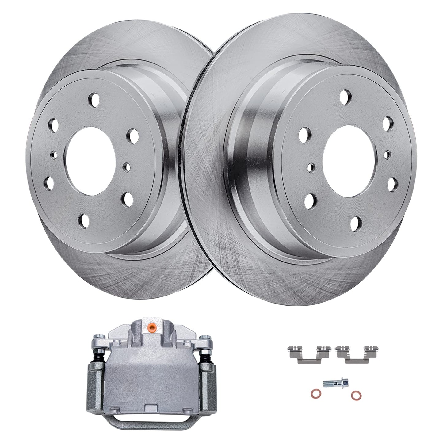 Detroit Axle - Front Brake Kit for 2010-21 Ford Expedition F-150 Lincoln Navigator Disc Brake Rotors Ceramic Brakes Pads 2011 2012 2013 2014 2015 2016 2017 2018 2019 2020 Replacement