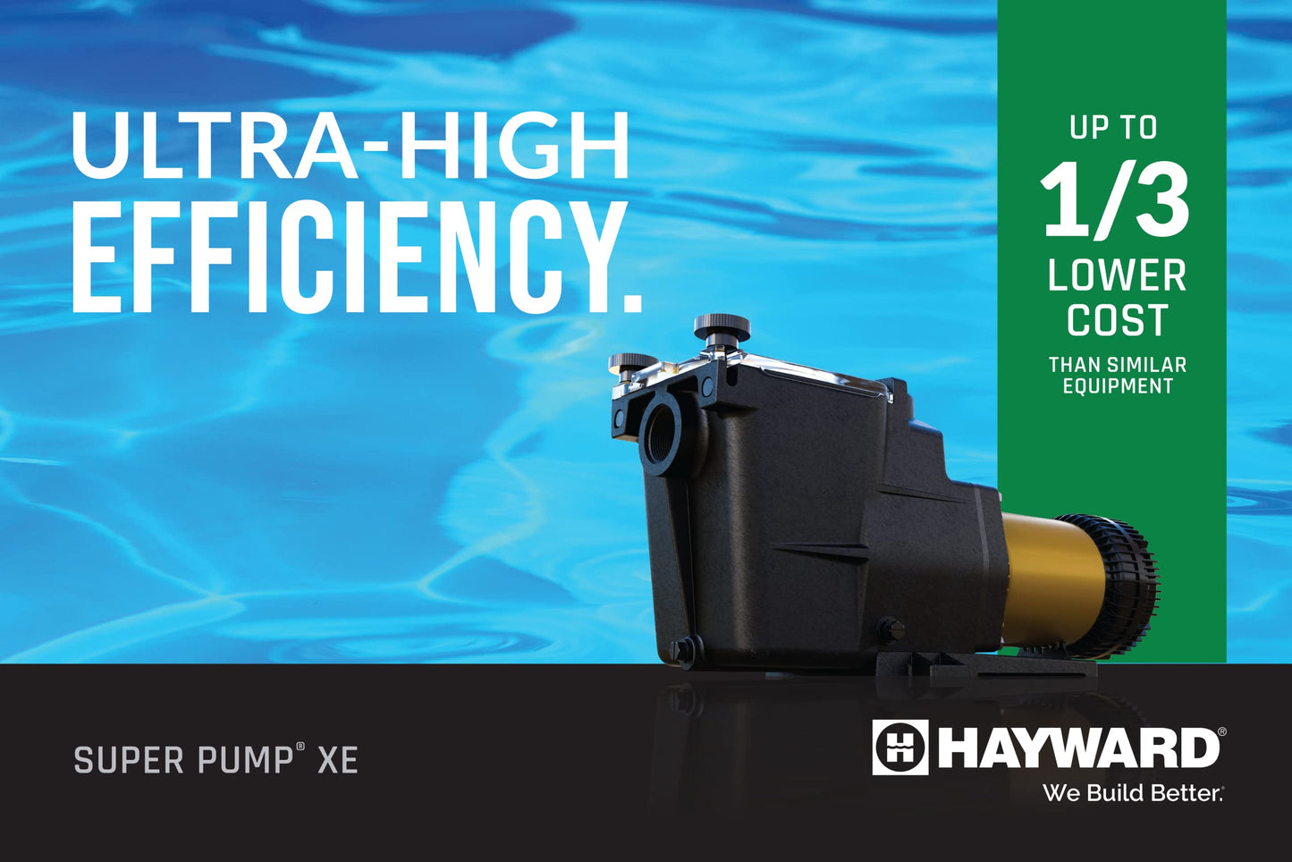 Hayward Pool Pump Inground Pools Super Pump 1 HP (W3SP2607X10 replacement for SP2607X10 pump for in-ground pools)