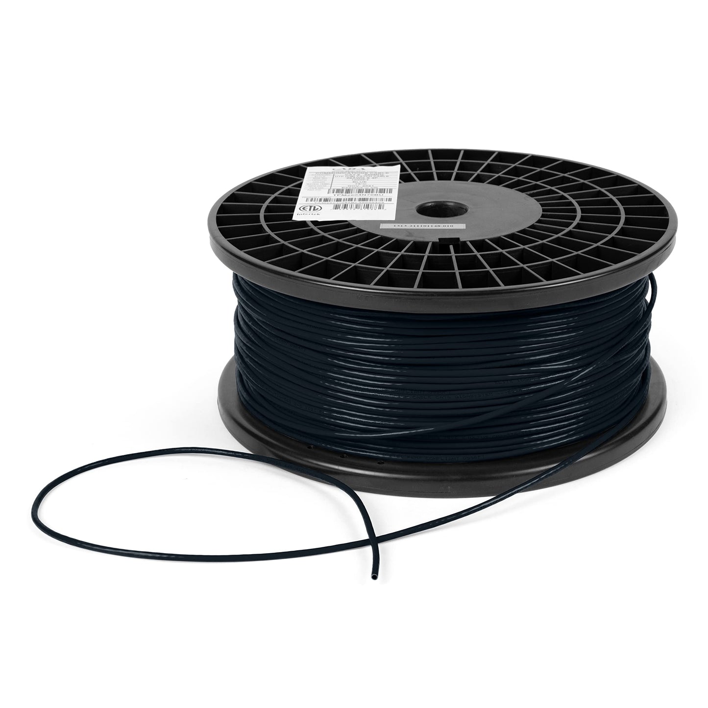 Elite Cat6 Stranded 28AWG (cm Rated) - Ultra Slim Ethernet, 1000ft, Unshielded Twisted Pair (UTP), Pure Stranded Copper, UL Listed, Ultra Flexible, Reel, Blue | Create Custom Patch Cables