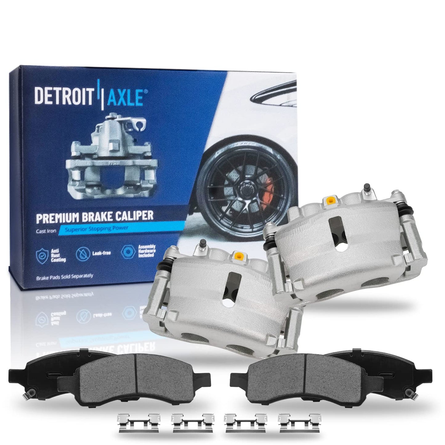 Detroit Axle - Rear Brake Kit for 2018-2020 Chevy Equinox GMC Terrain | Buick Regal TourX 2017-2019 LaCrosse, Disc Brake Rotors Ceramic Brake Pads Replacement 11.34" inch Brake Rotors