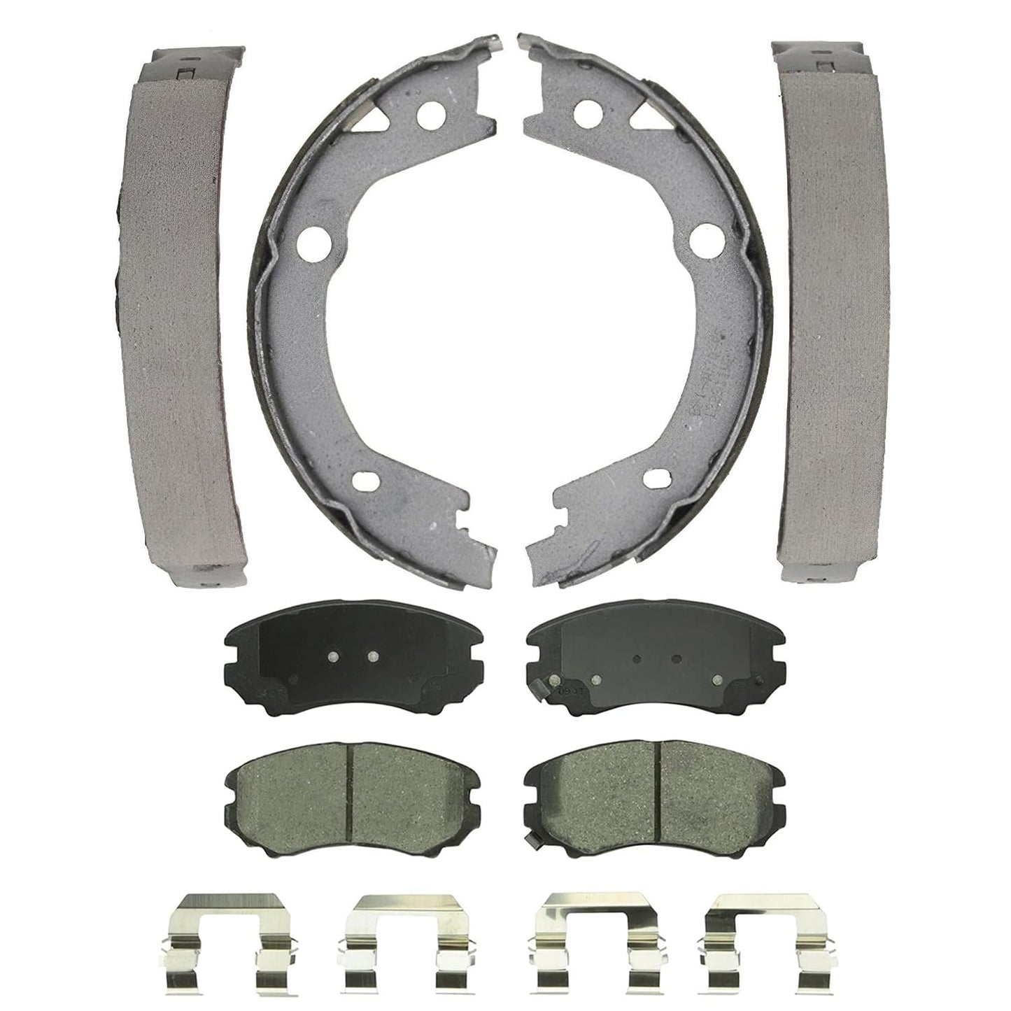 Detroit Axle - Kit de freno delantero para Chrysler 200 Sebring Dodge Avenger Caliber Jeep Compass Patriot Rotores de freno de cerámica Reemplazo de pastillas de freno : rotores delanteros de 11.57