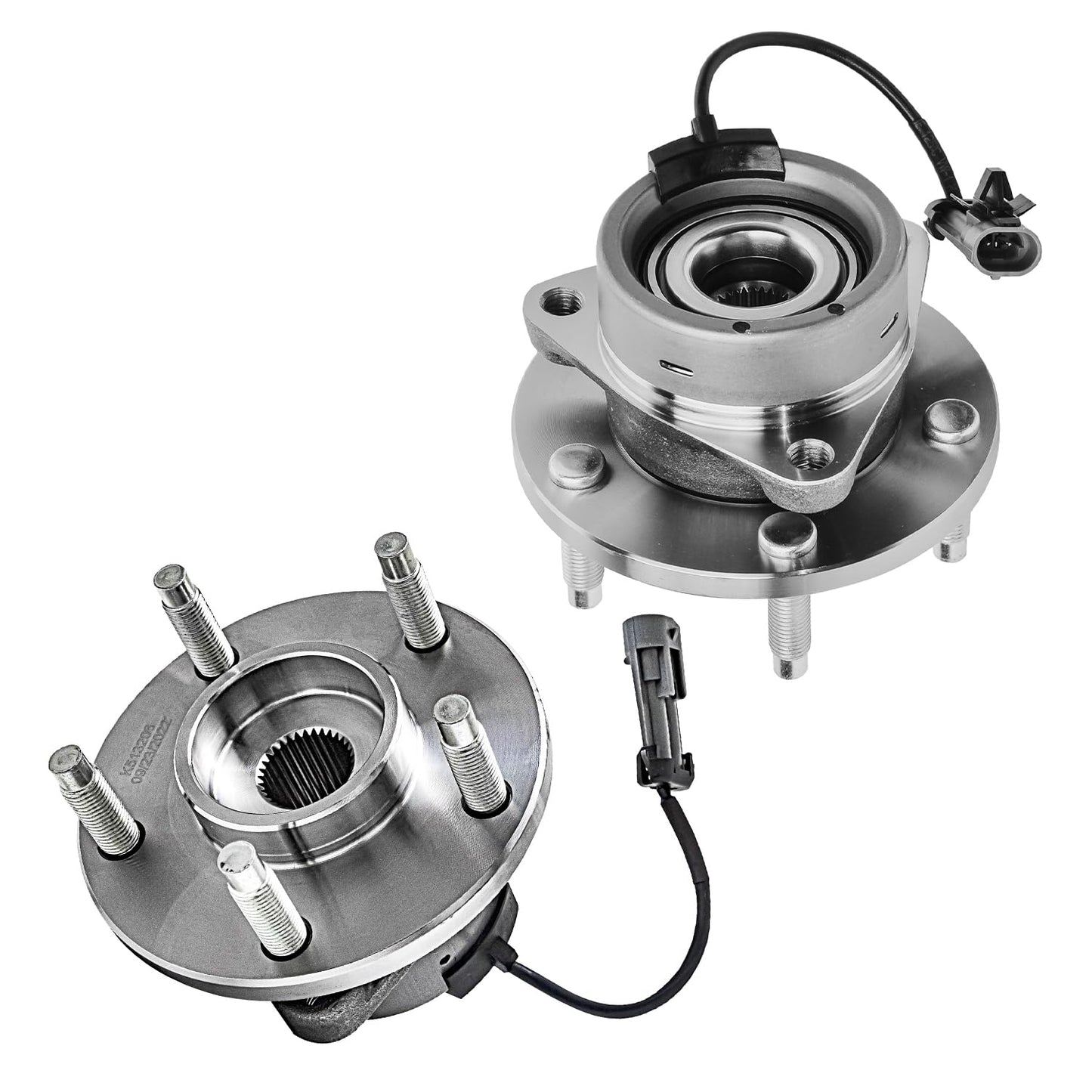 Detroit Axle - 2 Front Wheel Bearing Hub Assembly for Chevy Malibu 2013-2015 Impala 14-17, for Buick Lacrosse Regal 11-17 Cadillac XTS CTS 14-16, for GMC Terrain Equinox 10-17, 5 Lugs Replacement