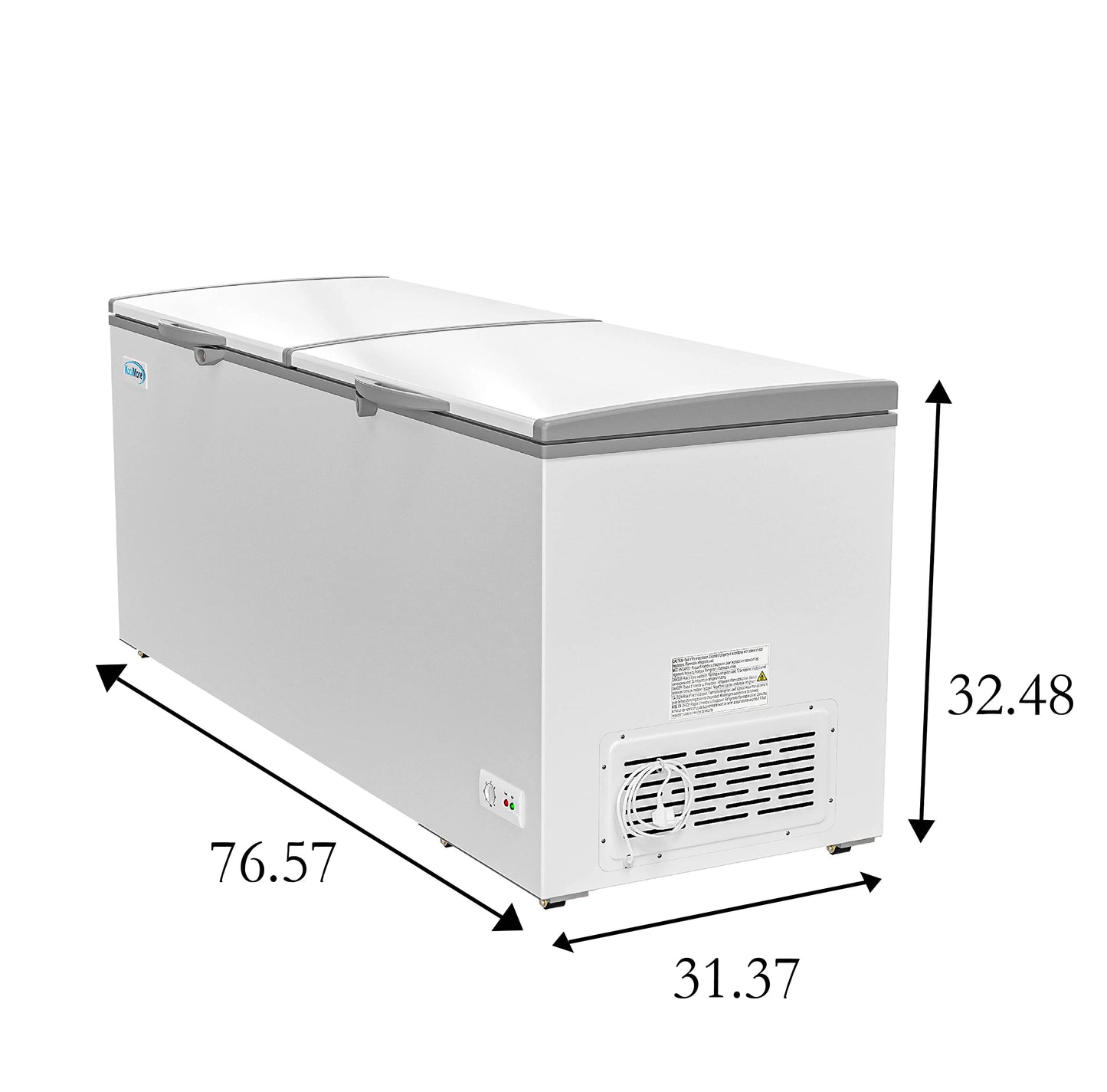 KoolMore SCF-20C Chest Freezer, 20 cu. Ft, White