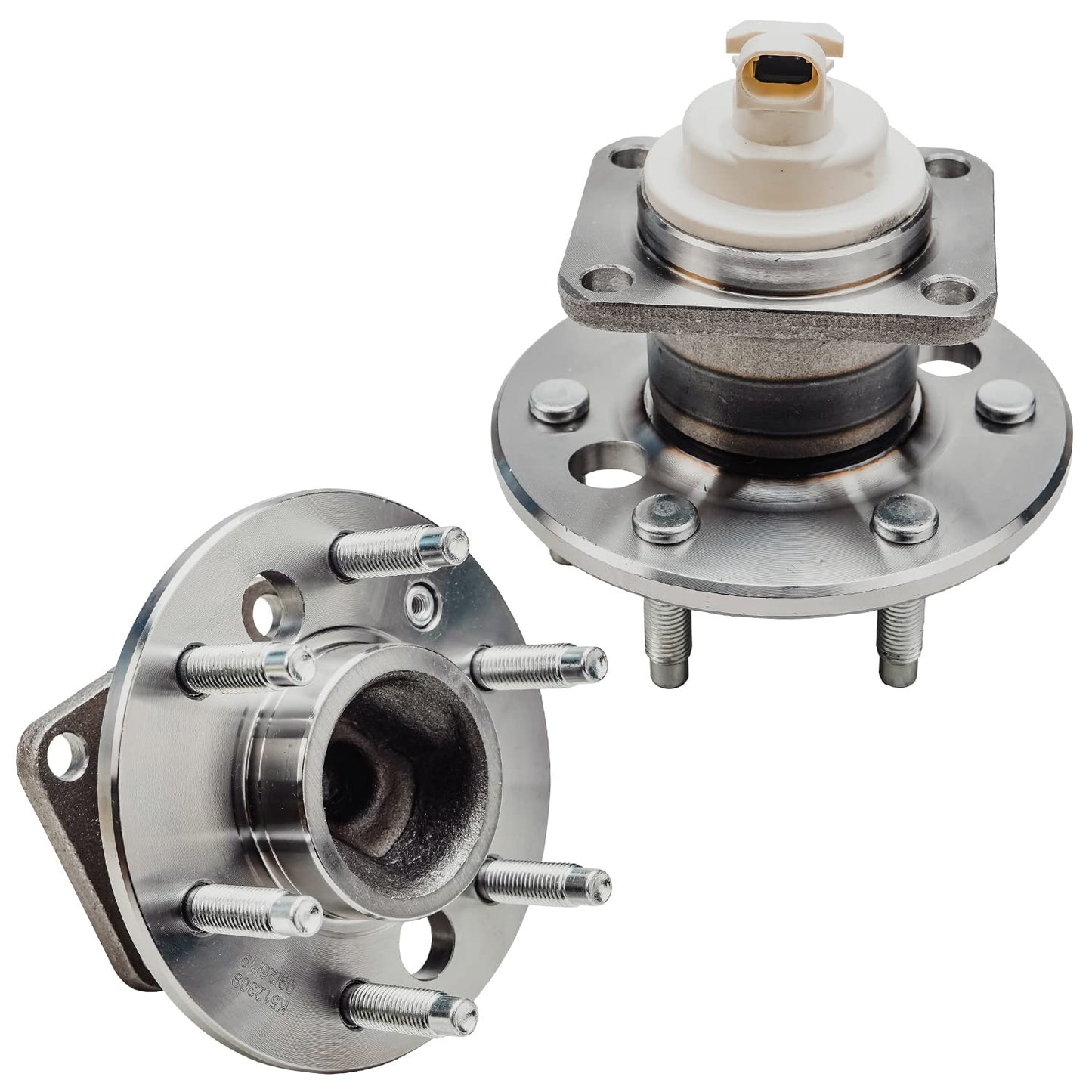 Detroit Axle - Pair 2WD Front Wheel Bearing Hub Assembly for 99-06 Chevy Silverado Sierra 1500, 00-06 Suburban 1500 Tahoe Yukon GMC Yukon XL 1500, 02-06 Cadillac Escalade 6 Lugs [with ABS]
