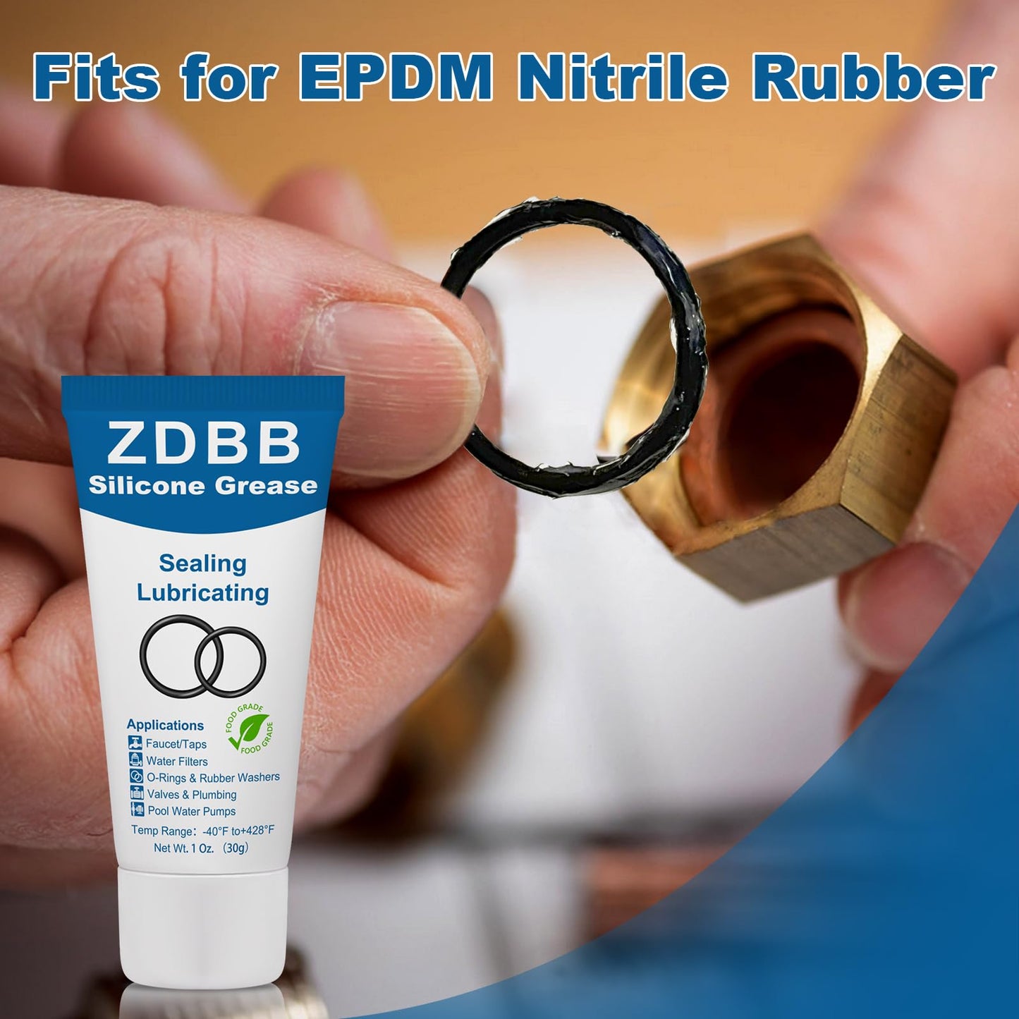 ZDBB Wood Drawer Wax Lubricant Paste Door Lubricant Wear-Resistant Eliminate Sticking Noise Loosen Drawer Slide Grease for Wood Furniture, Window Track, Sliding Glass Doors, Hinges, 1 oz 1-Pack