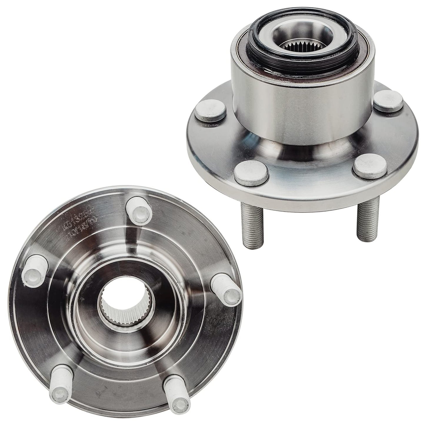 Detroit Axle - Pair 2WD Front Wheel Bearing Hub Assembly for 99-06 Chevy Silverado Sierra 1500, 00-06 Suburban 1500 Tahoe Yukon GMC Yukon XL 1500, 02-06 Cadillac Escalade 6 Lugs [with ABS]