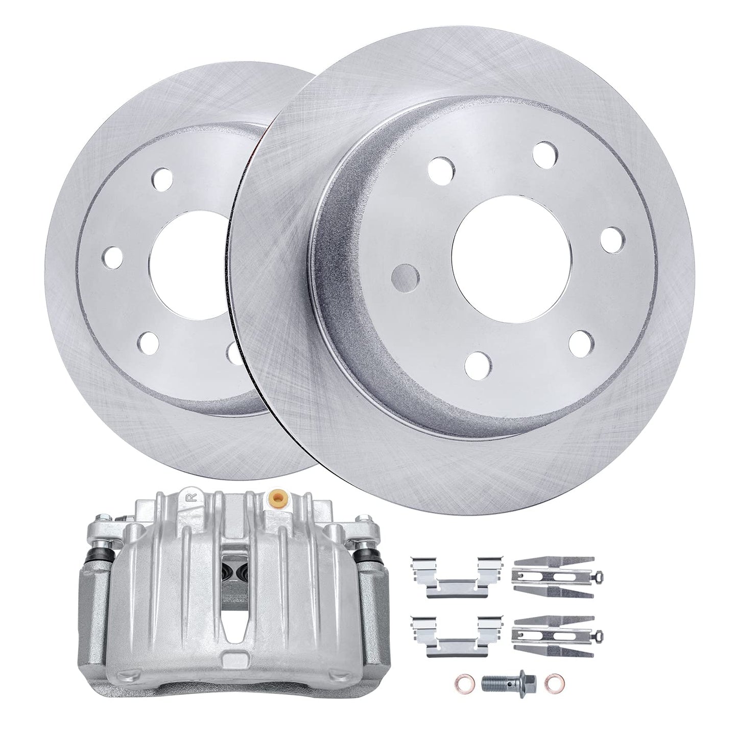 Detroit Axle - Brake Kit for 2013-2025 Nissan Altima Disc Brake Rotors Ceramic Brakes Pads 2014 2015 2016 2017 2018 2019 2020 2021 2022 2023 2024 Replacement: 11.65" inch Front 11.46" inch Rear Rotor