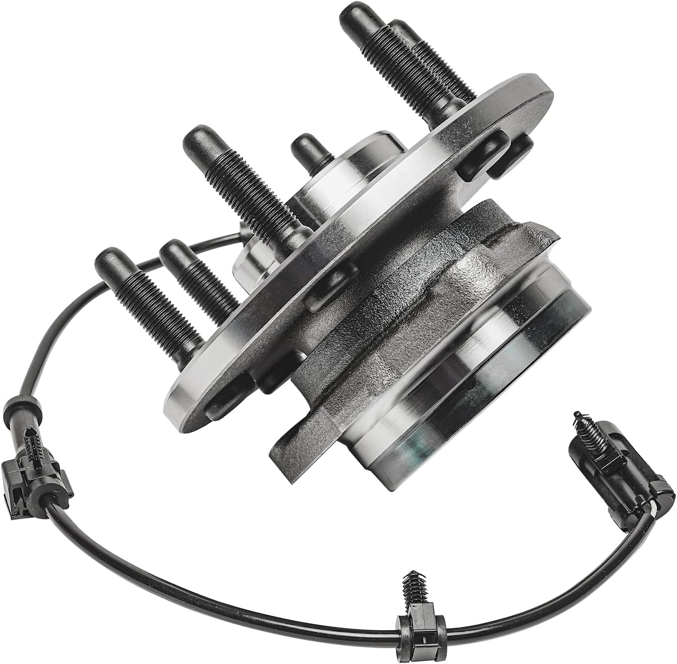 Detroit Axle - 4WD Front Wheel Bearing Hubs for Chevy GMC Silverado Sierra Avalanche Yukon XL Suburban 1500 Tahoe Cadillac Escalade ESV EXT, Wheel Bearing and Hub Assembly Set Replacement Pair Hubs