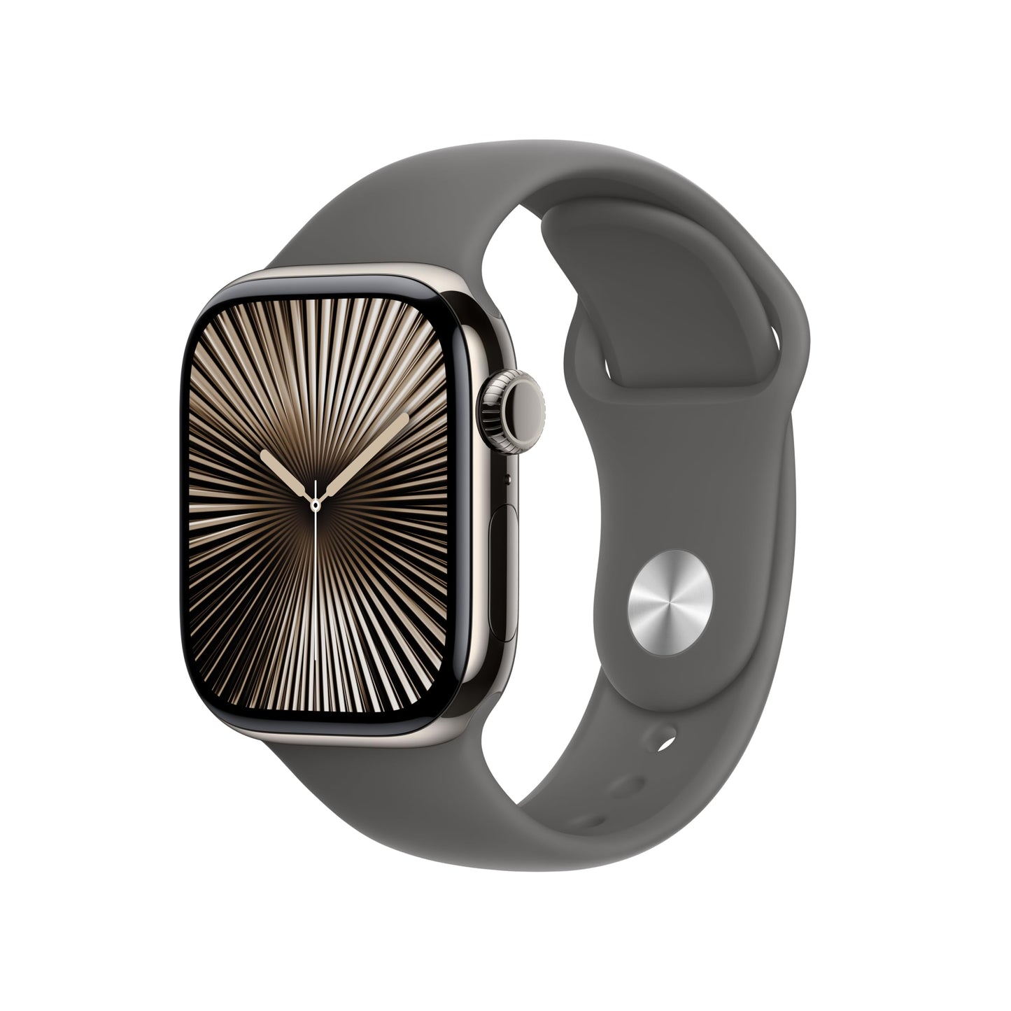 Apple Watch Series 10 [GPS + Cellular 42mm case] Smartwatch with Jet Black Aluminum Case with Black Sport Band - M/L. Fitness Tracker, ECG App, Always-On Retina Display, Water Resistant