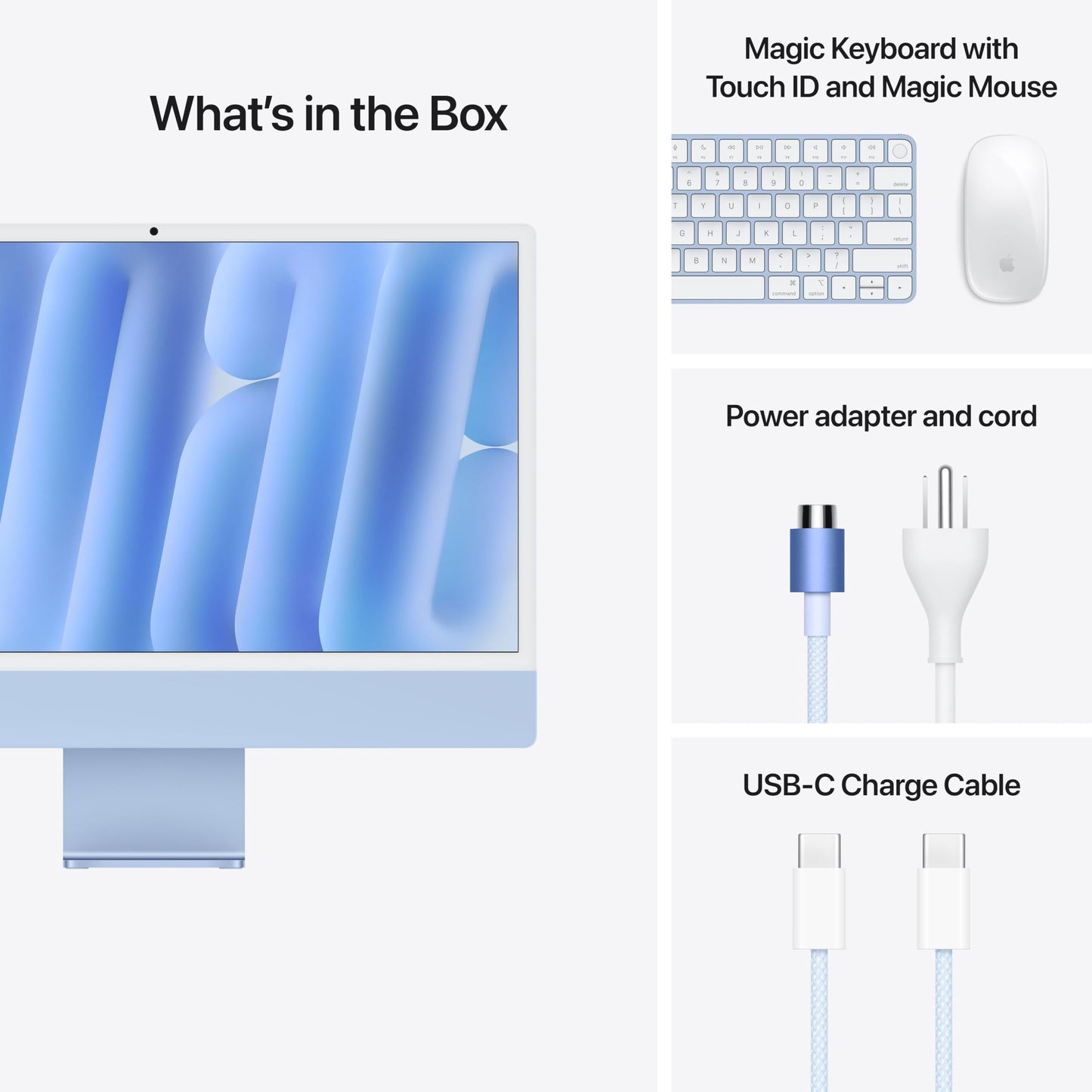 Apple 2024 iMac All-in-One Desktop Computer with M4 chip with 10-core CPU and 10-core GPU: Built for Apple Intelligence, 24-inch Retina Display, 24GB Unified Memory, 512GB SSD Storage; Silver