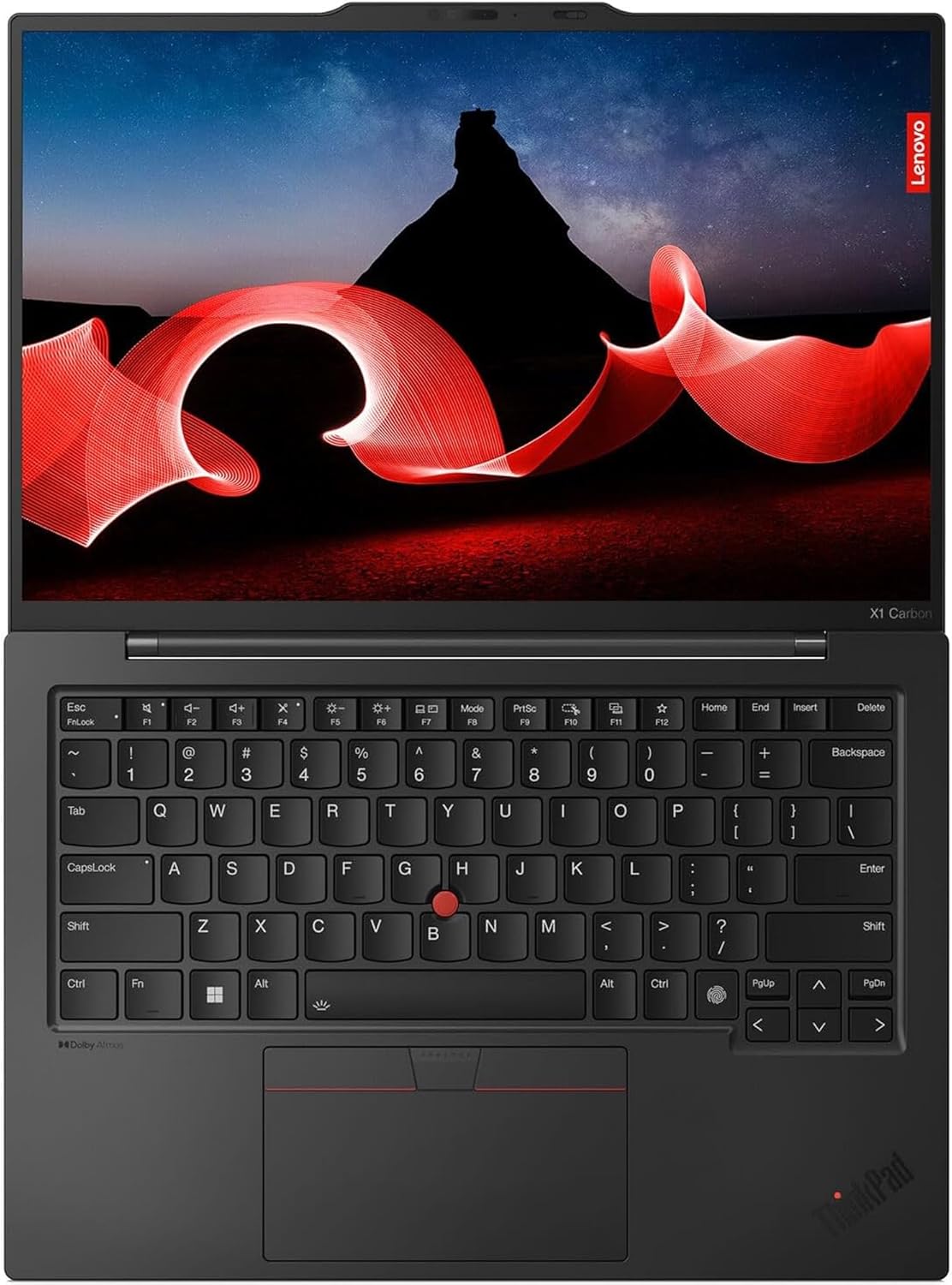 Lenovo Gen 13 ThinkPad X1 Carbon Touchscreen Laptop with Intel Ultra 7 255U Processor, 14" WUXGA 100% sRGB, 32GB DDR5 RAM, 1TB NVMe Performance SSD, FHD+ IR+ RGB Camera, and Windows 11 Pro