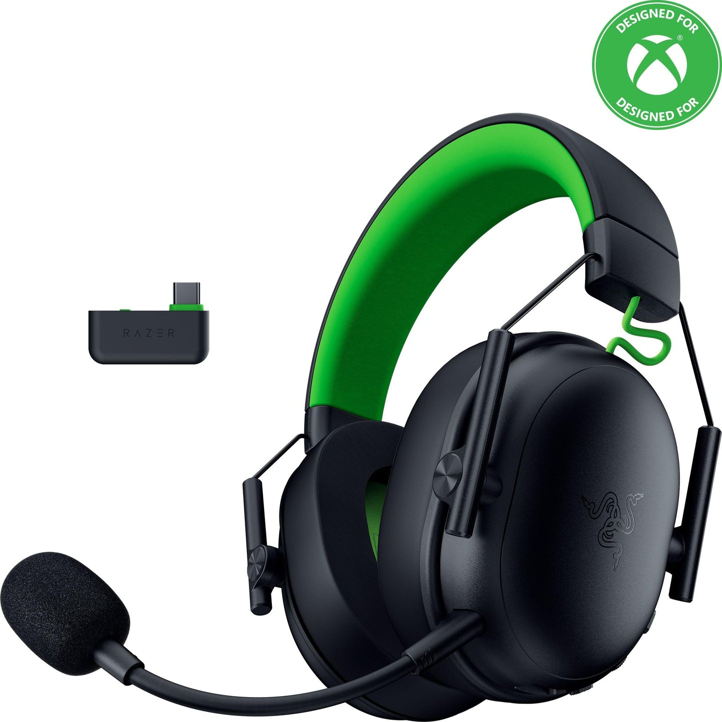 Razer BlackShark V3 X HyperSpeed Wireless Gaming Headset for PC: 50mm Drivers - Cardioid Mic - 2.4 GHz, Bluetooth, USB - Works with Mac, PS5, Nintendo Switch, Smartphone - 70 Hr Battery - Black