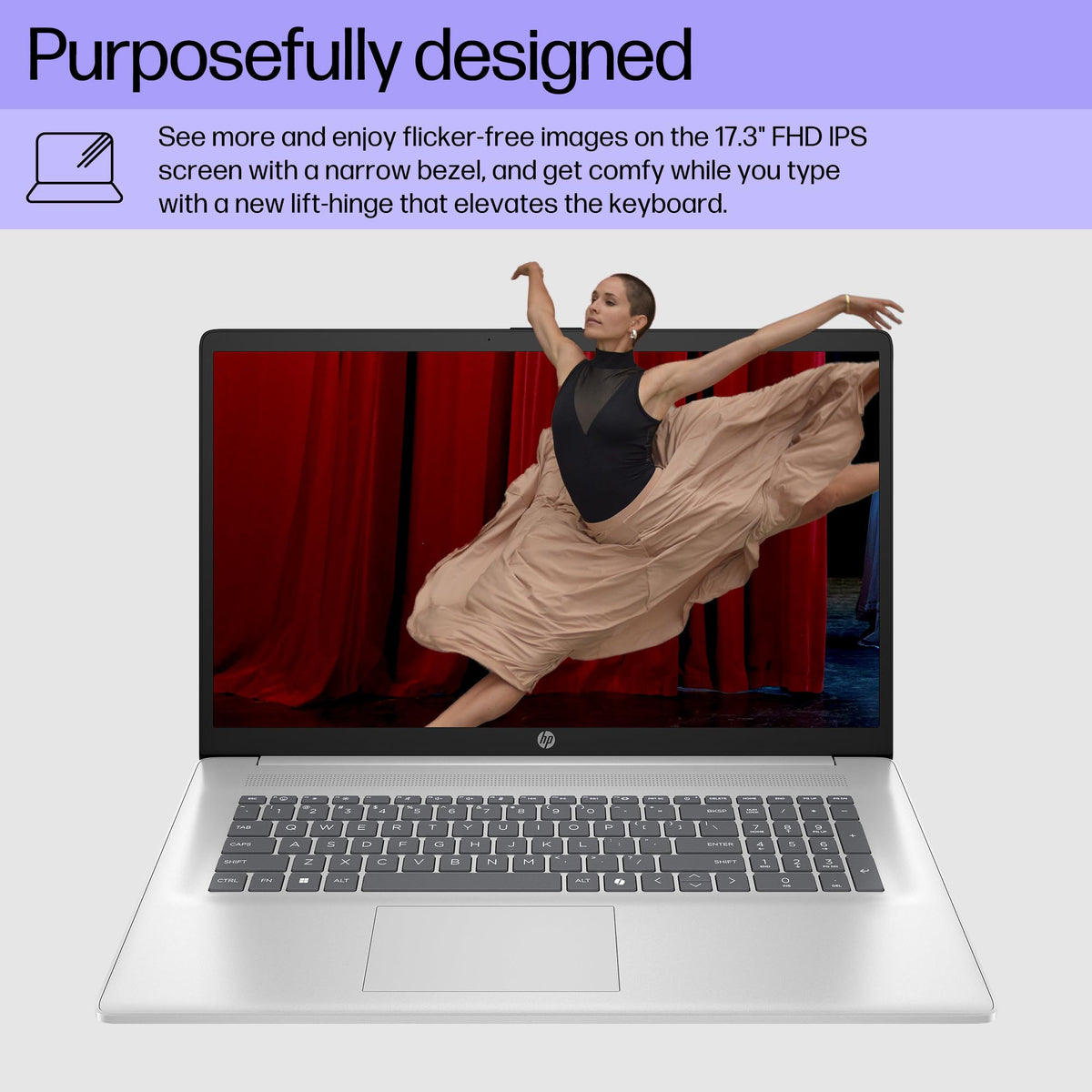HP 17 Inch Laptop, AMD Ryzen 5 7430U 6-Core, 32 GB RAM, 1 TB SSD, 17.3" FHD IPS Display, Windows 11 Pro, Wi-Fi 6, AI Copilot, Numeric Keypad, Fast Charge, HD Webcam, Business & Home Office Computer
