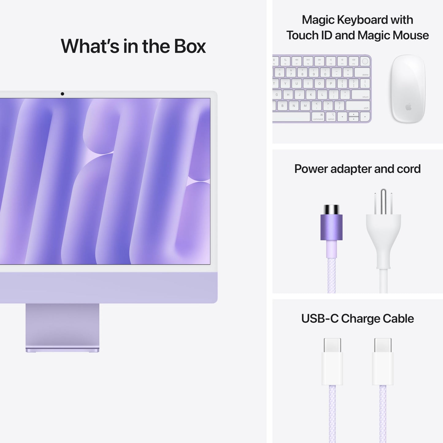 Apple 2024 iMac All-in-One Desktop Computer with M4 chip with 10-core CPU and 10-core GPU: Built for Apple Intelligence, 24-inch Retina Display, 24GB Unified Memory, 512GB SSD Storage; Silver