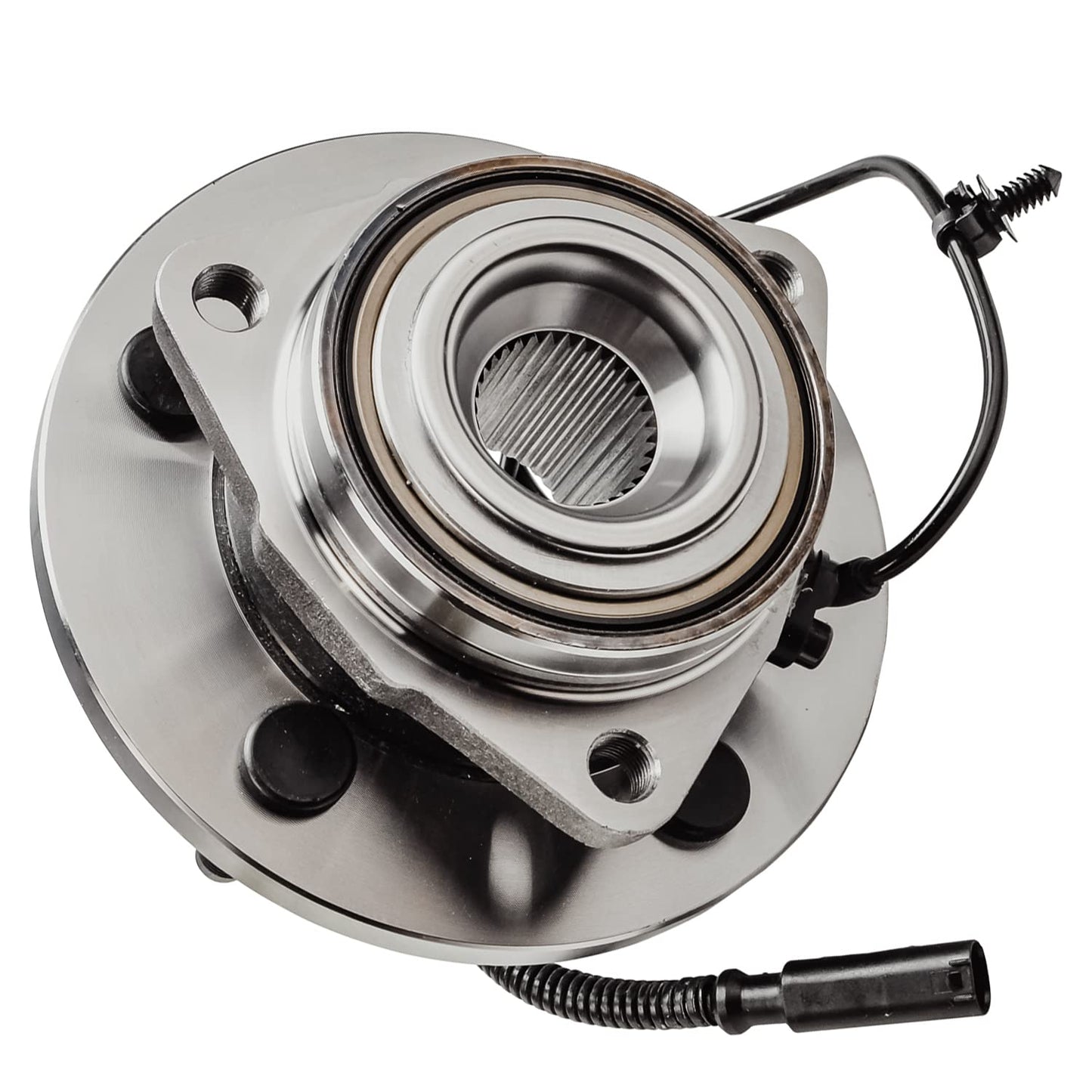 Detroit Axle - 4WD Front Wheel Bearing Hub for Ford F-250 F-350 Super Duty 2011-2016, Replacement 2012 2013 2014 2015 F-250 F-350 Super Duty (SRW Models) Wheel Bearing and Hub Assembly