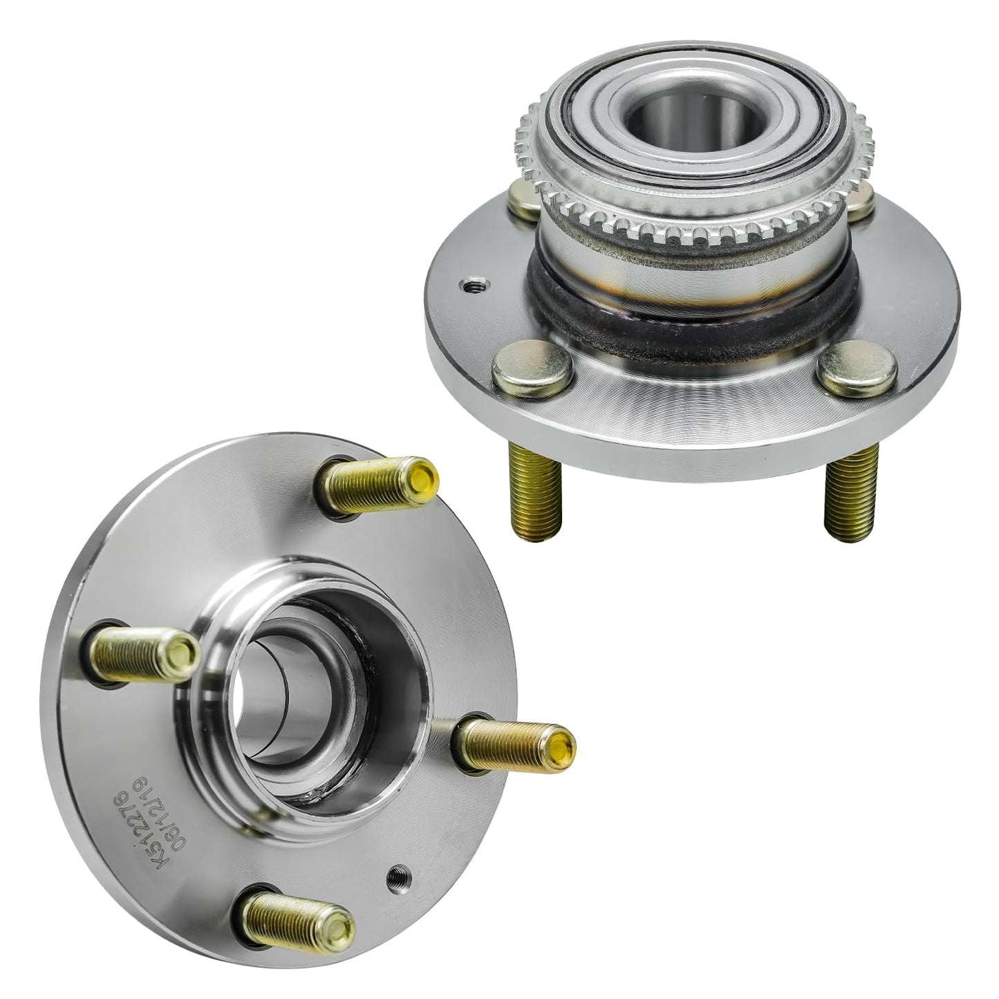 Detroit Axle - 2pc Front Wheel Bearing Hubs for 00-13 Chevy Impala Monte Carlo, 97-08 Pontiac Grand Prix, 06-11 DTS, 05-09 Buick Lacrosse, 06-11 Lucerne, 00-05 Lesabre, Pair Wheel Bearings and Hubs