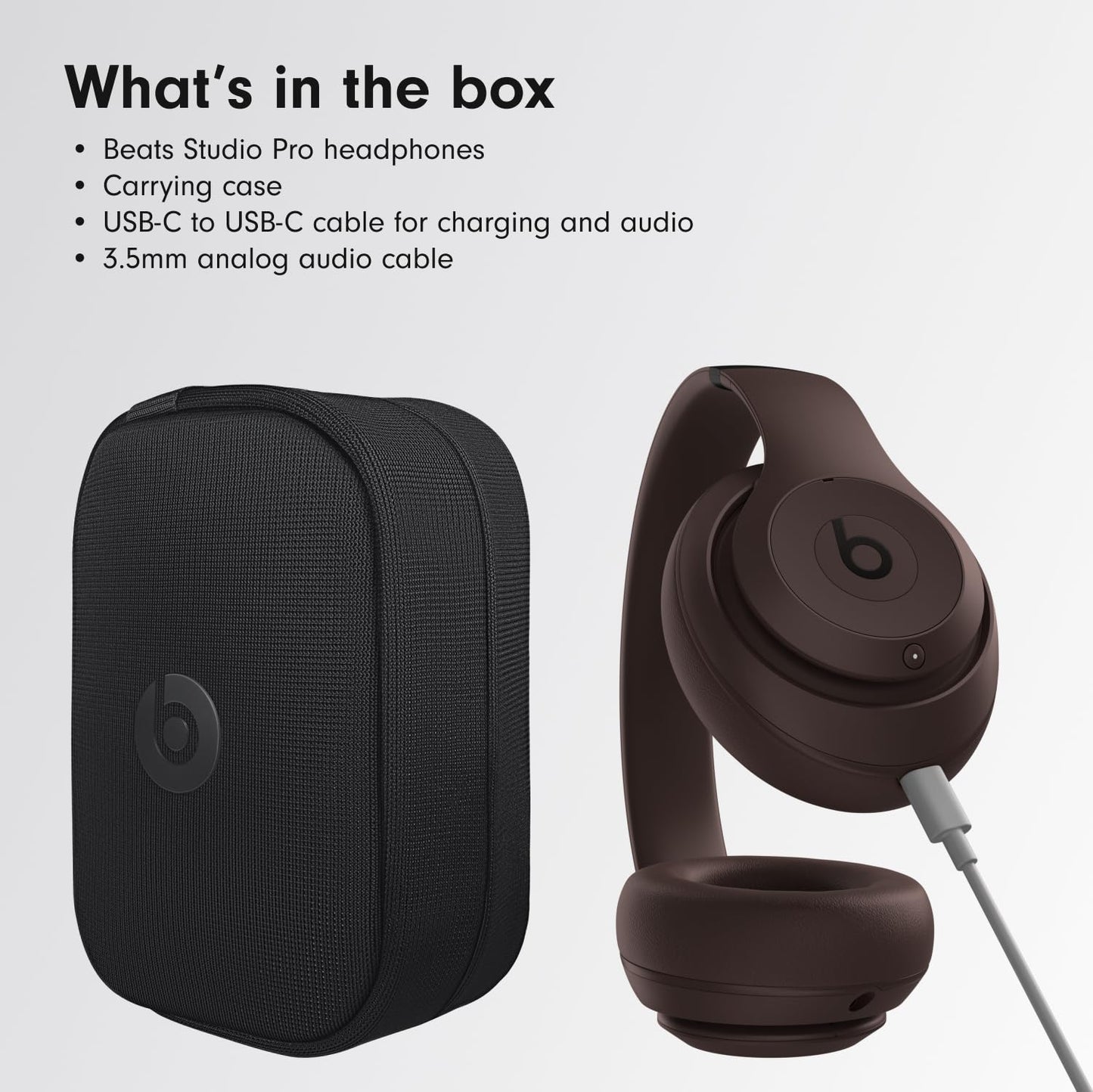 Beats Studio Pro Premium Wireless Over-Ear Headphones- Up to 40-Hour Battery Life, Active Noise Cancelling, Great for Travel & Commuting, USB-C Lossless Audio, Apple & Android Compatible - Navy