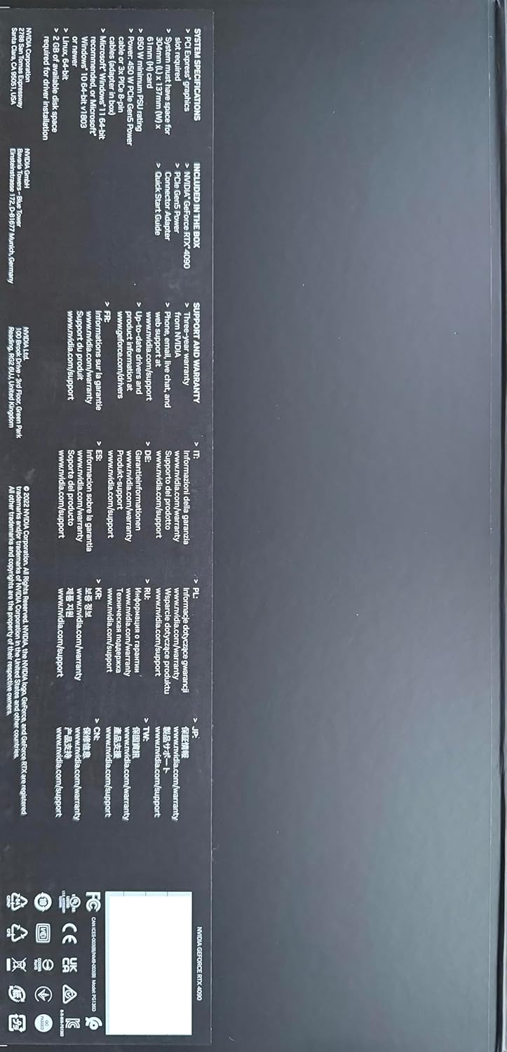 NVIDIA GeForce RTX 4090 Founders Edition Graphic Card