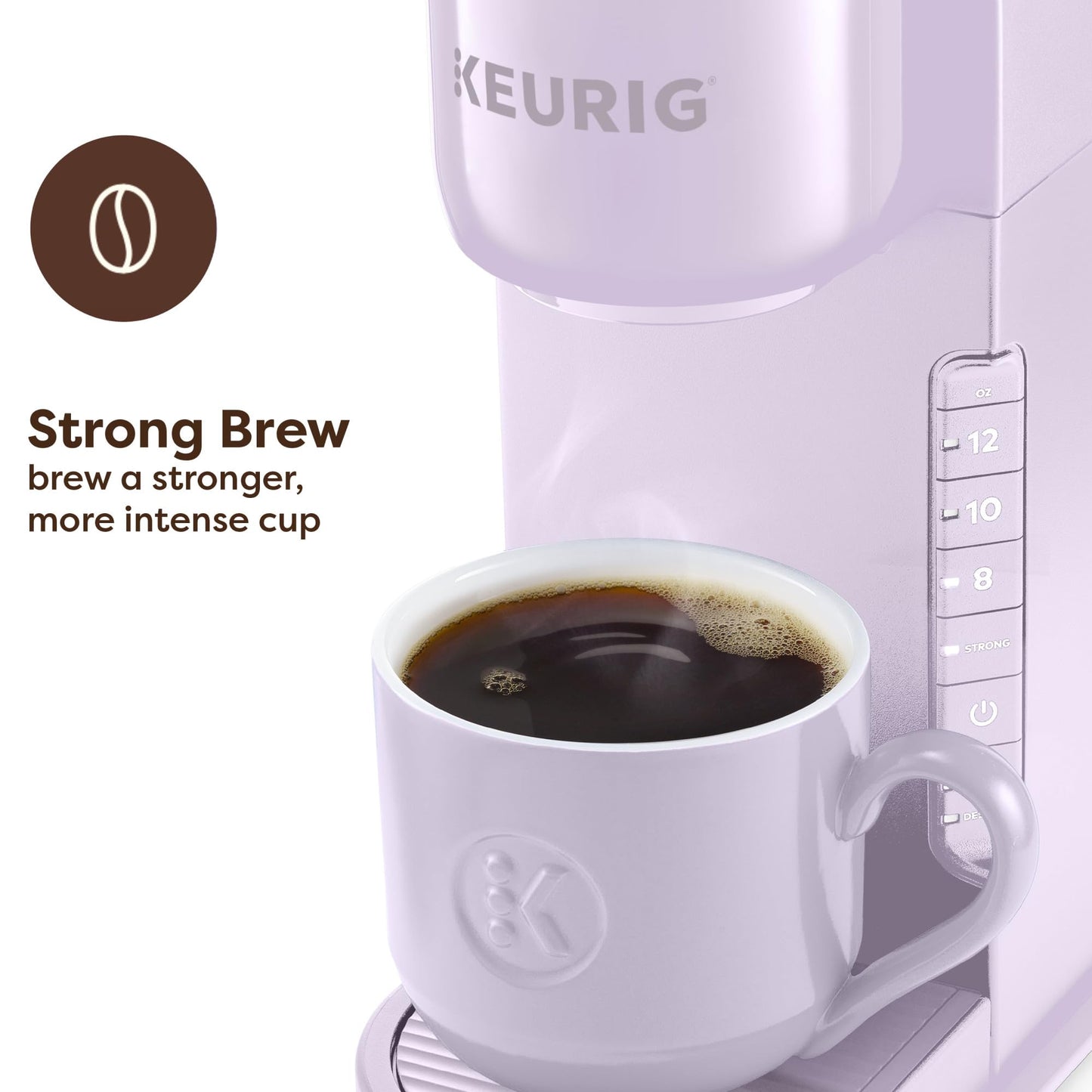 Keurig K-Express Single Serve K-Cup Pod Coffee Maker, 3 Brew Sizes, Strong Button Feature, 42oz Removable Reservoir, Mint
