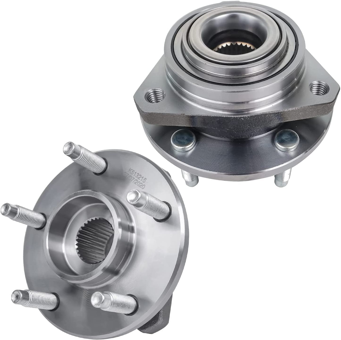 Detroit Axle - 2 Front Wheel Bearing Hub Assembly for Chevy Malibu 2013-2015 Impala 14-17, for Buick Lacrosse Regal 11-17 Cadillac XTS CTS 14-16, for GMC Terrain Equinox 10-17, 5 Lugs Replacement