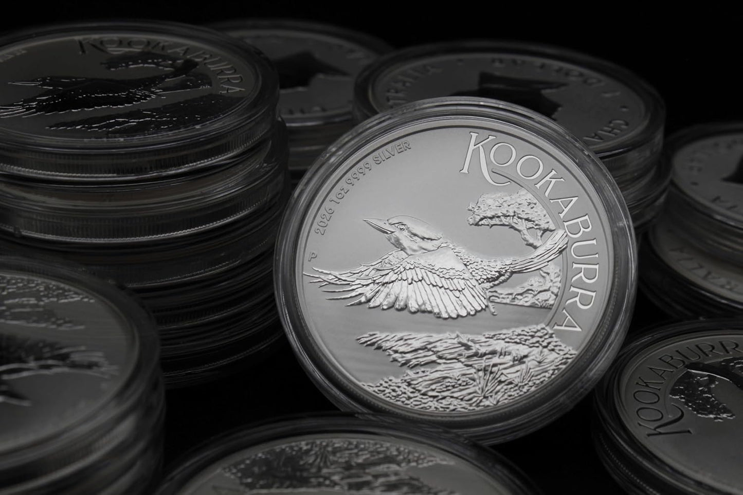 2026 P 1 oz Australian Silver Kookaburra Coins Brilliant Uncirculated (In Capsule) with Certificate of Authenticity $1 Seller BU