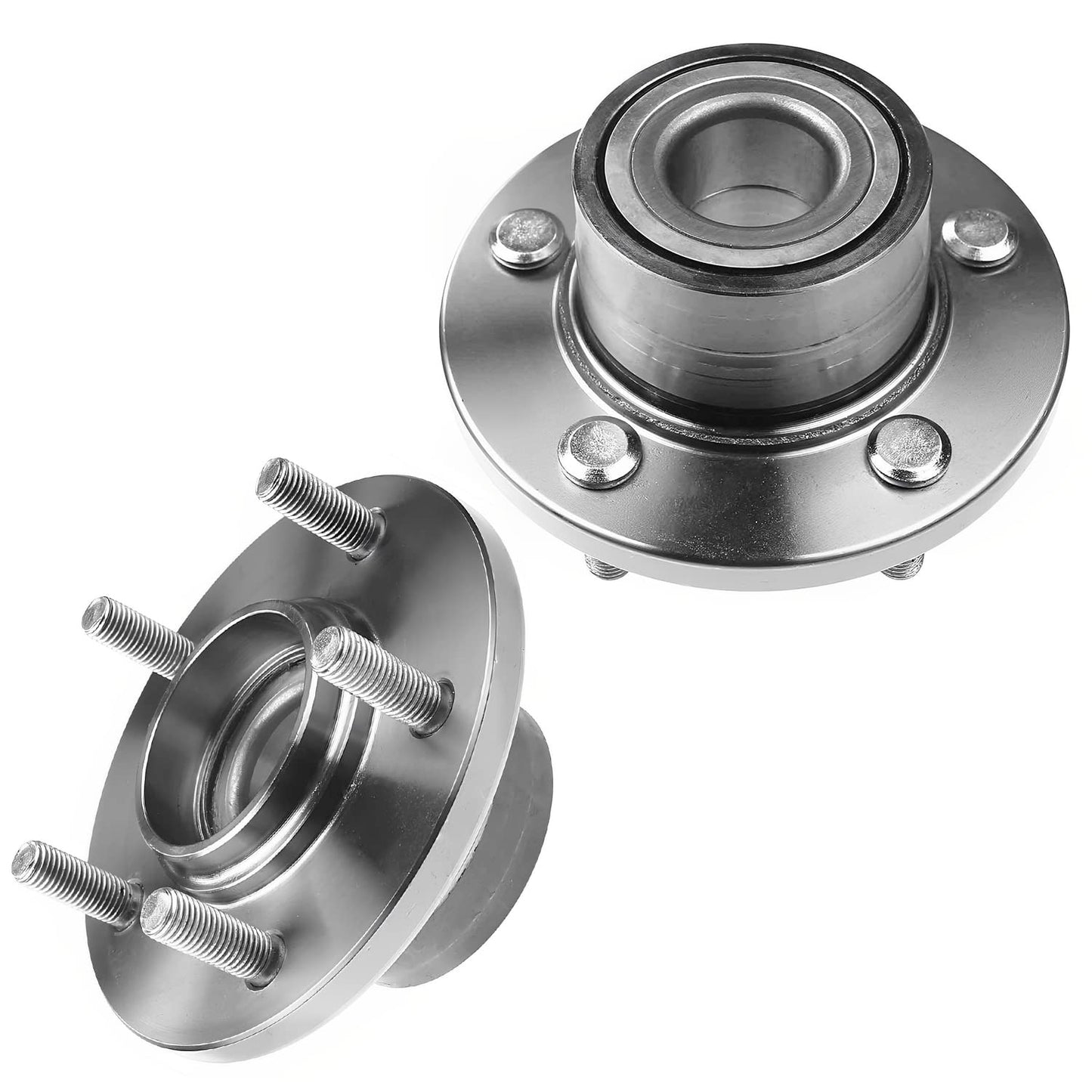 Detroit Axle - 2pc Front Wheel Bearing Hubs for 00-13 Chevy Impala Monte Carlo, 97-08 Pontiac Grand Prix, 06-11 DTS, 05-09 Buick Lacrosse, 06-11 Lucerne, 00-05 Lesabre, Pair Wheel Bearings and Hubs
