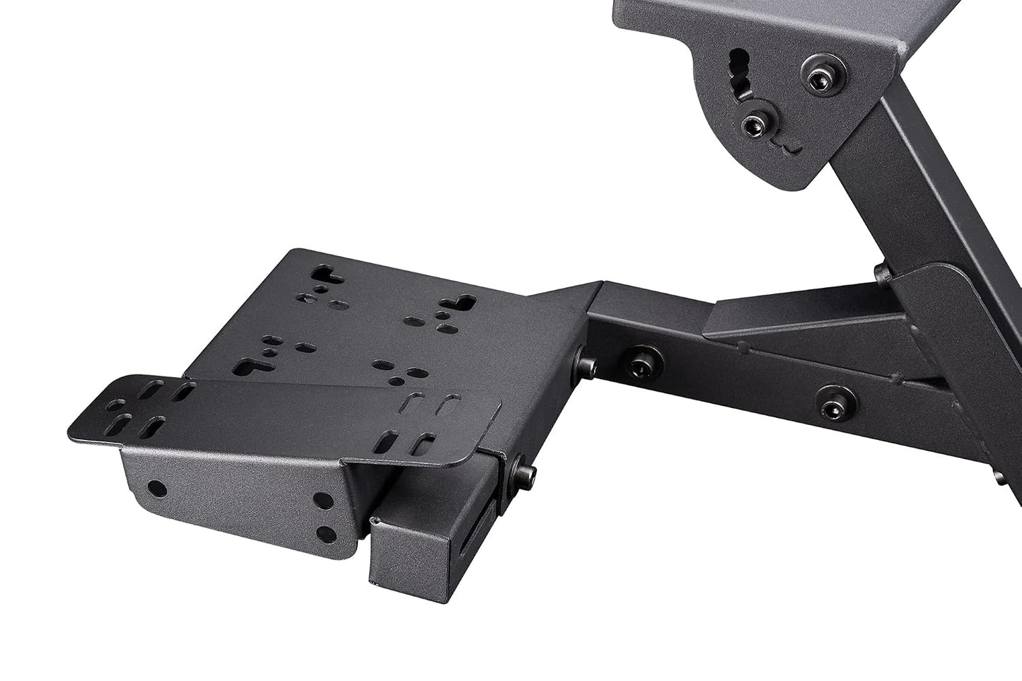 Next Level Racing Wheel Stand 2.0. Steering wheel stand for Thrustmaster, Fanatec, moza Racing on PC and video game consoles. Upgradeable to full cockpit with GTSeat add-on (not included)
